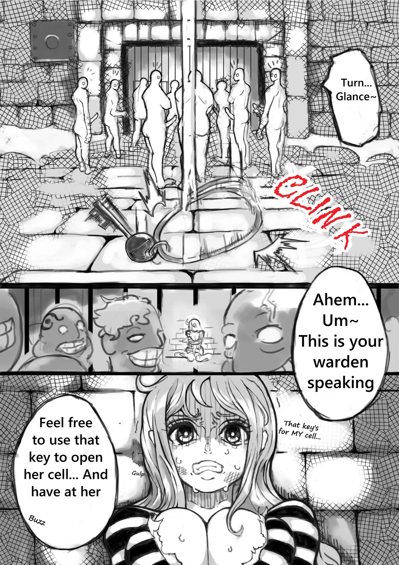 Nami "Impel Down Prison" page 6 full