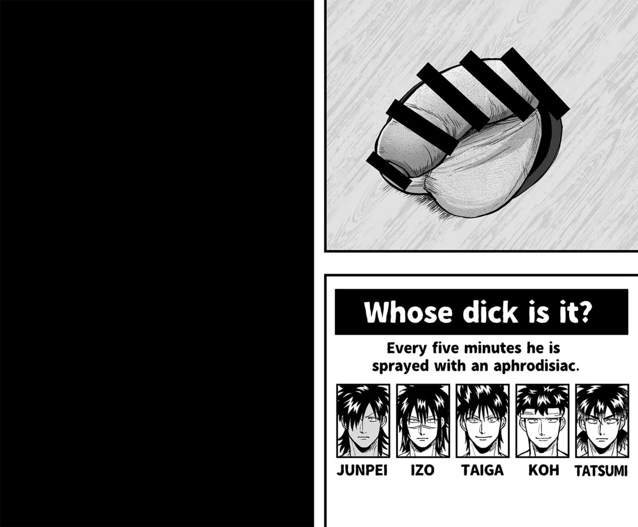 WHO IS THE ONE BEING TEASED ABOUT THE DICK HE PULLED OUT OF THE HOLE IN THE WALL? page 2 full