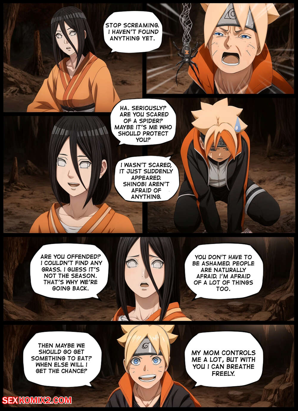Naruto. Three in one. KristoLin for sexkomix2.com page 3 full