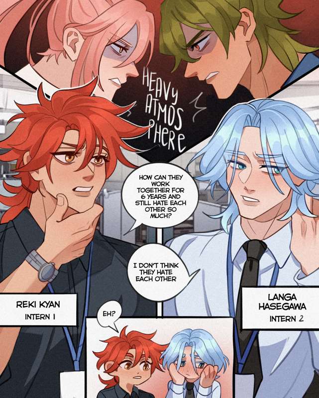 Office au Matchablossom comic page 2 full