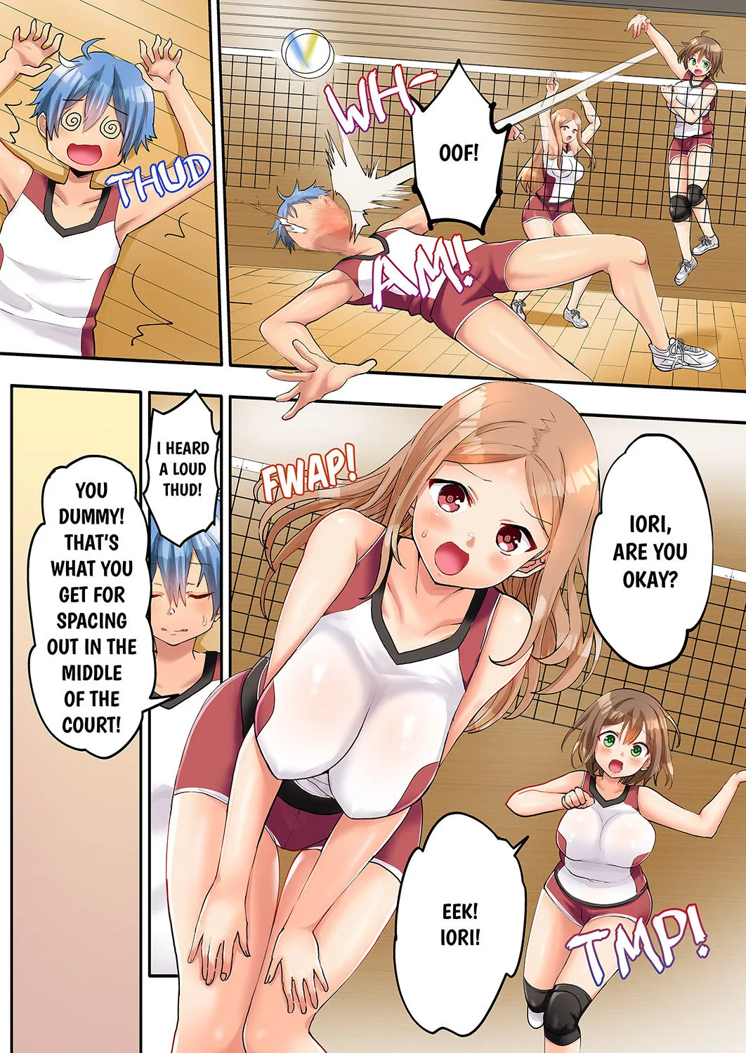 Hitozuma Volley-bu no Asedaku SEX ~Shower Abinagara Mitchaku Shichau? 5-6 | Married Women's Volleyball Club Sweaty Sex - We're Being Glued Together While Taking A Shower? 5-6 page 8 full