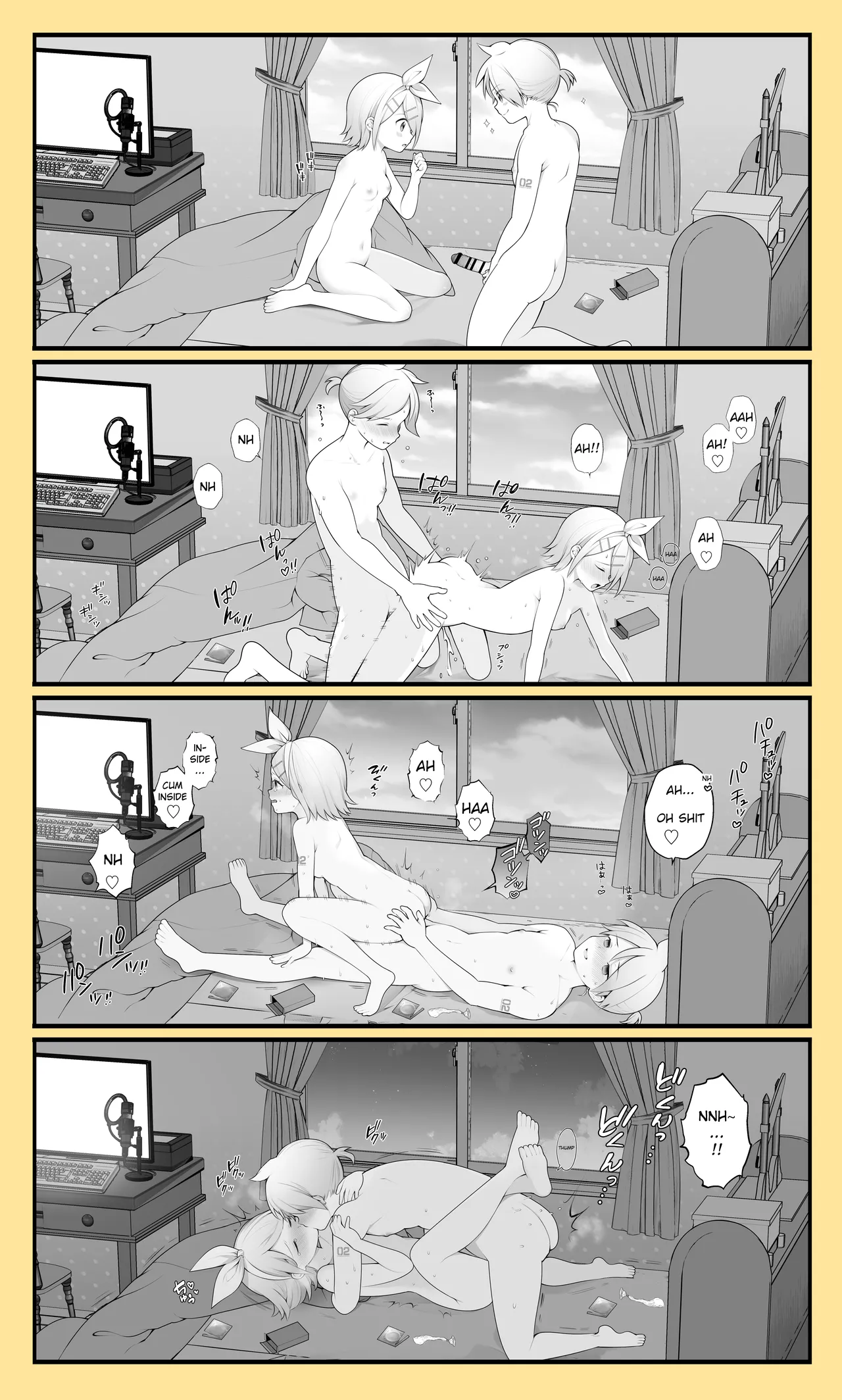Len 4-koma Manga page 1 full