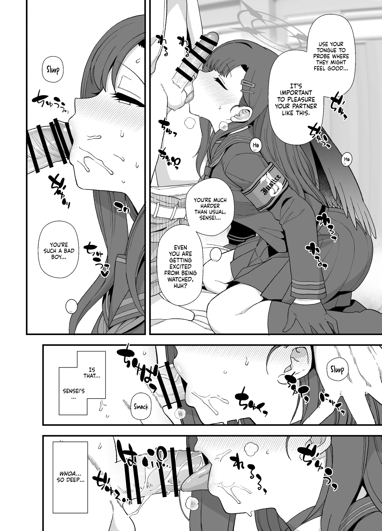 BlueArch Ichika Sukebe Manga | BlueArch Ichika Lewd Manga page 4 full