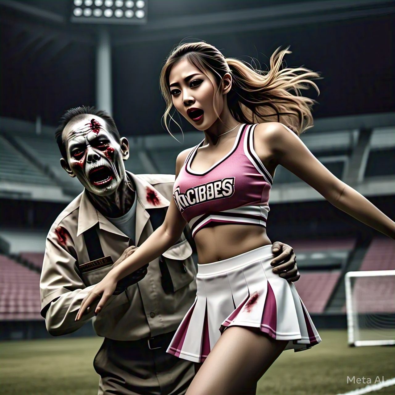 Zombie Cheerleader page 9 full