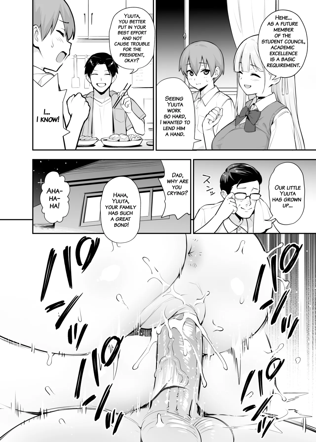 Akogare no Seitokaichou ga Kyonyuu Sugiru Ken 2 | About the Beloved Student President's Huge Tits 2 page 7 full