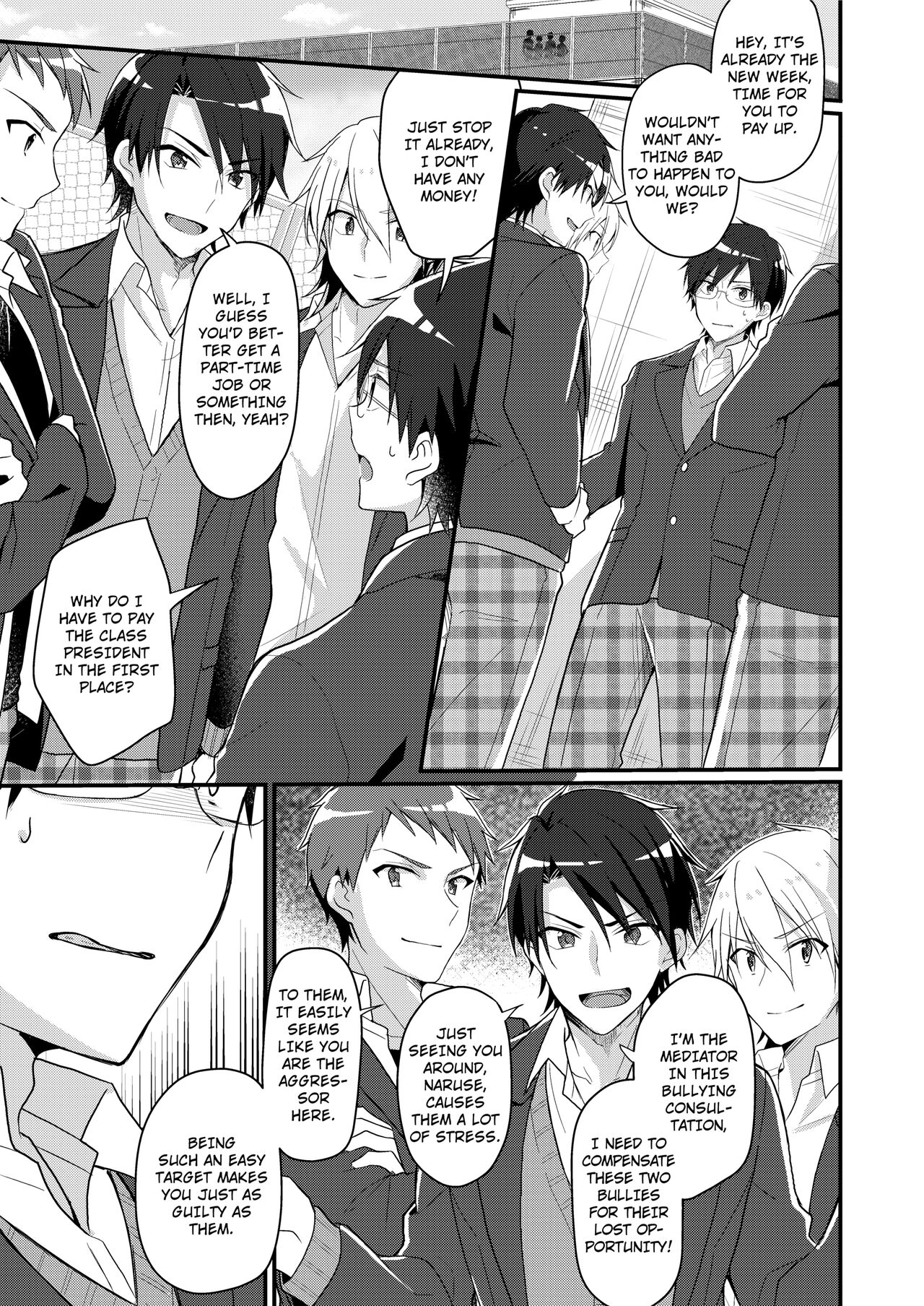 Disciplining the Ill-Mannered Class President into a Masochistic Slut page 2 full