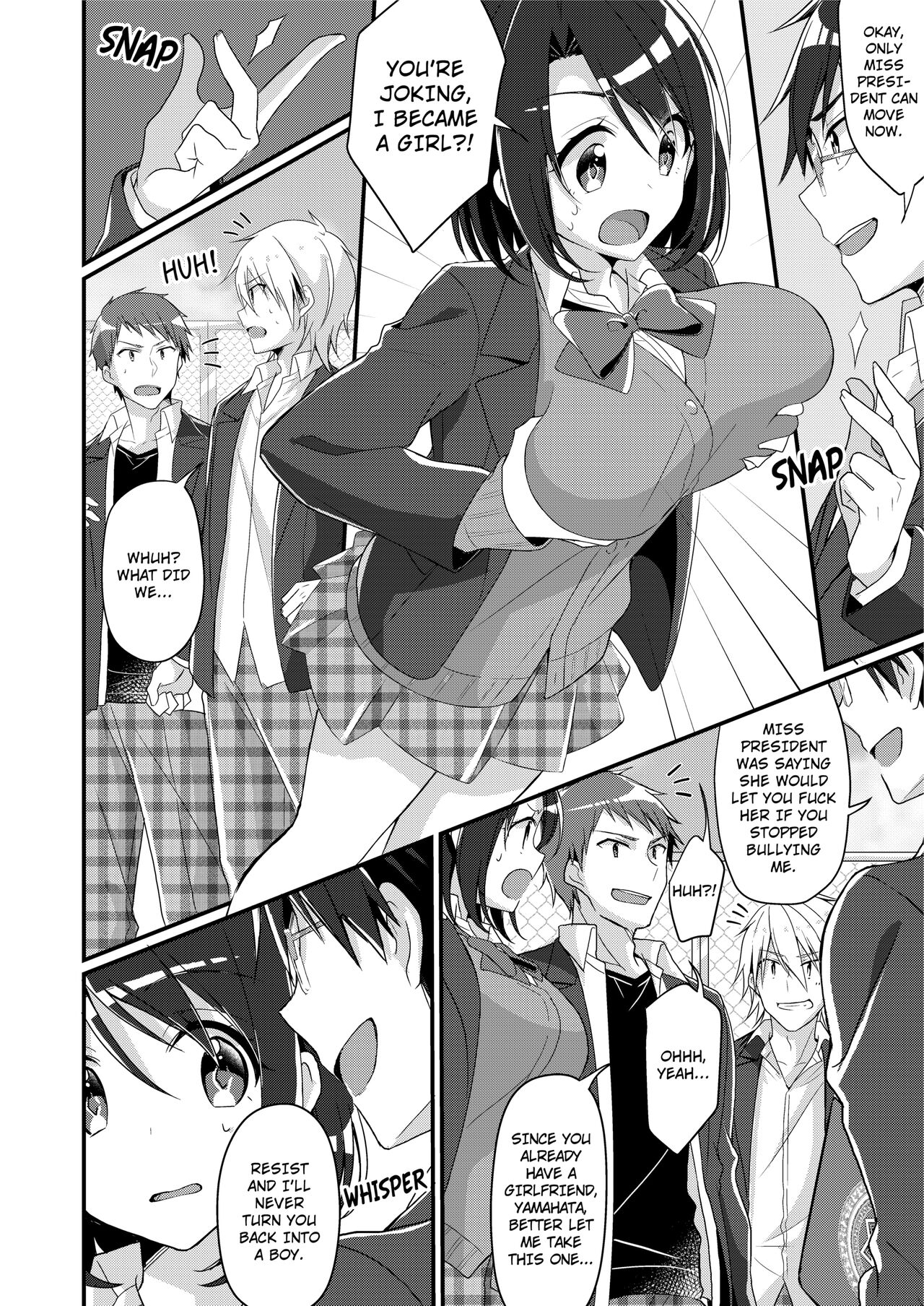 Disciplining the Ill-Mannered Class President into a Masochistic Slut page 7 full