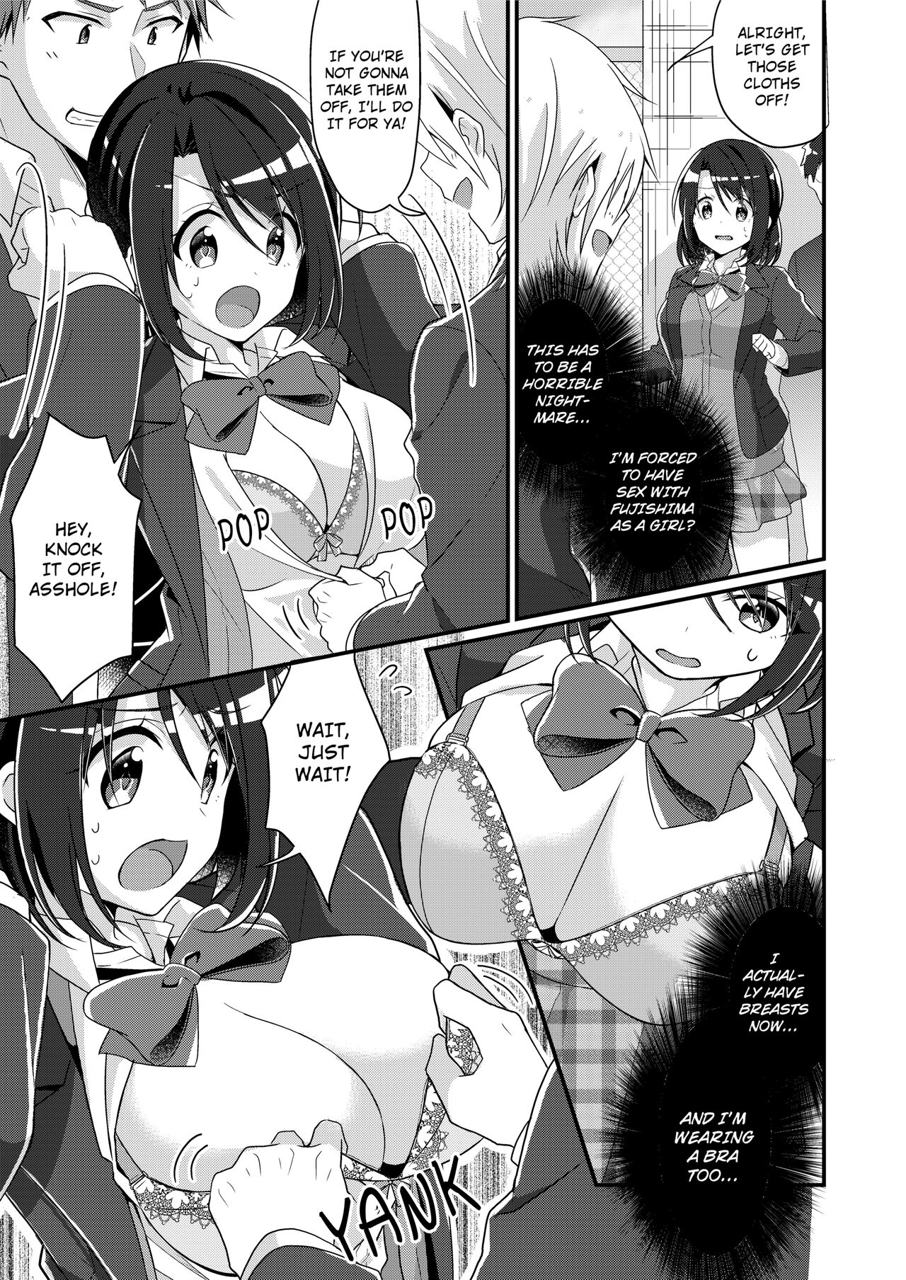 Disciplining the Ill-Mannered Class President into a Masochistic Slut page 8 full
