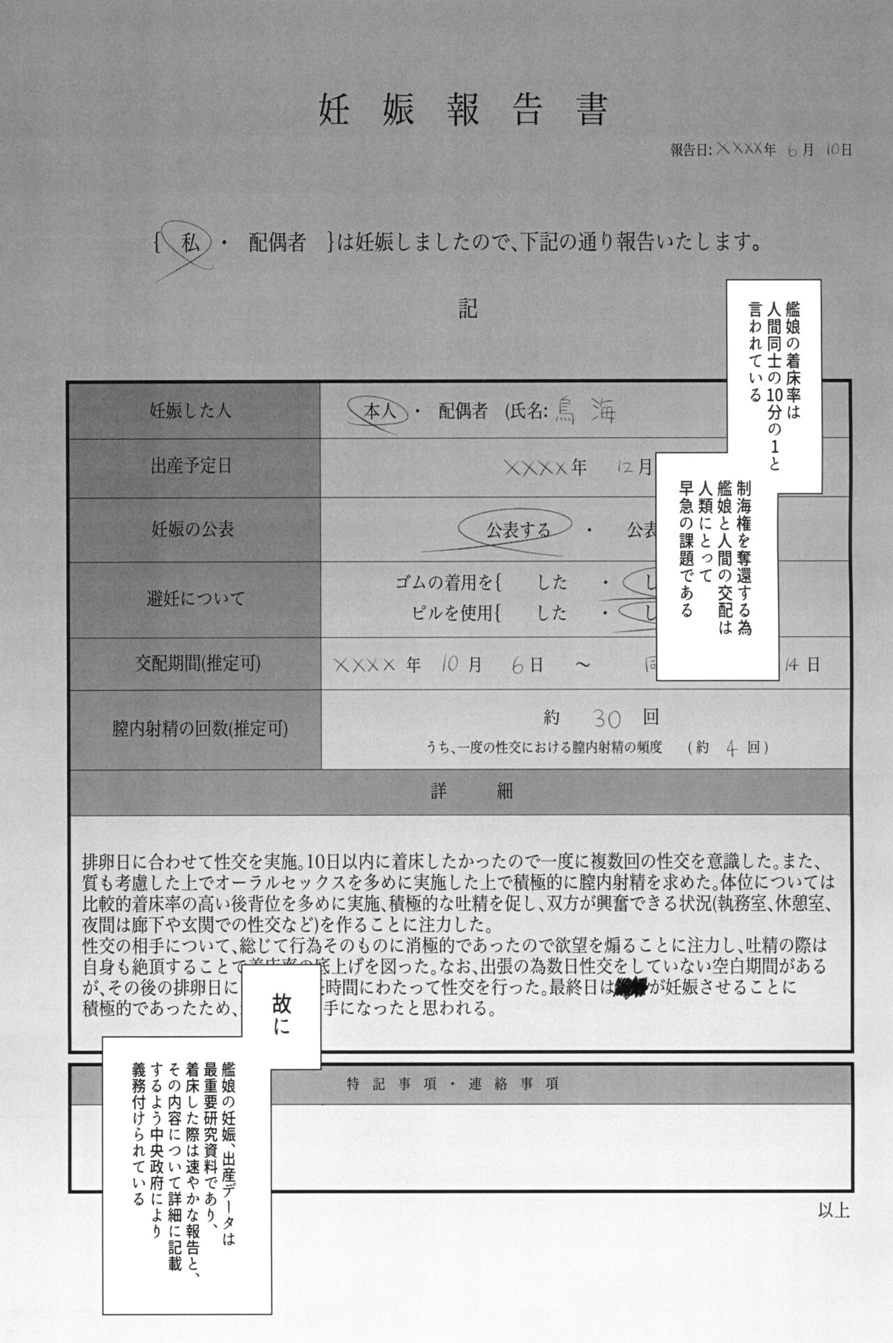 Watashi ga Kowareta Hi ~Chokai ga Teitoku to Ninshinsuru made Kakurete Kossori Iwaki Koubi Shimakuru Hanashi~ page 3 full