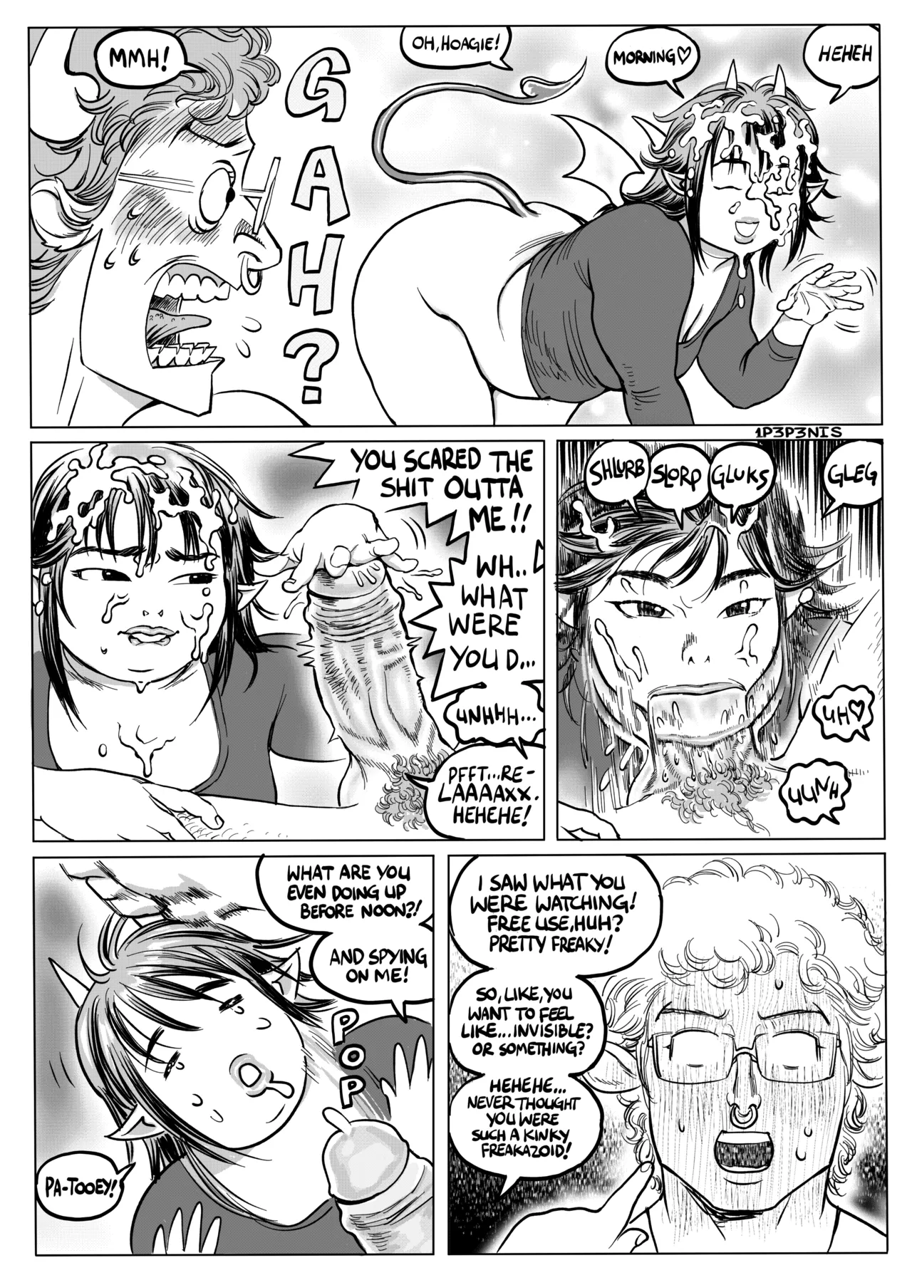 Angel and Hoagie in: FUCK ME, I DON'T CARE! page 6 full