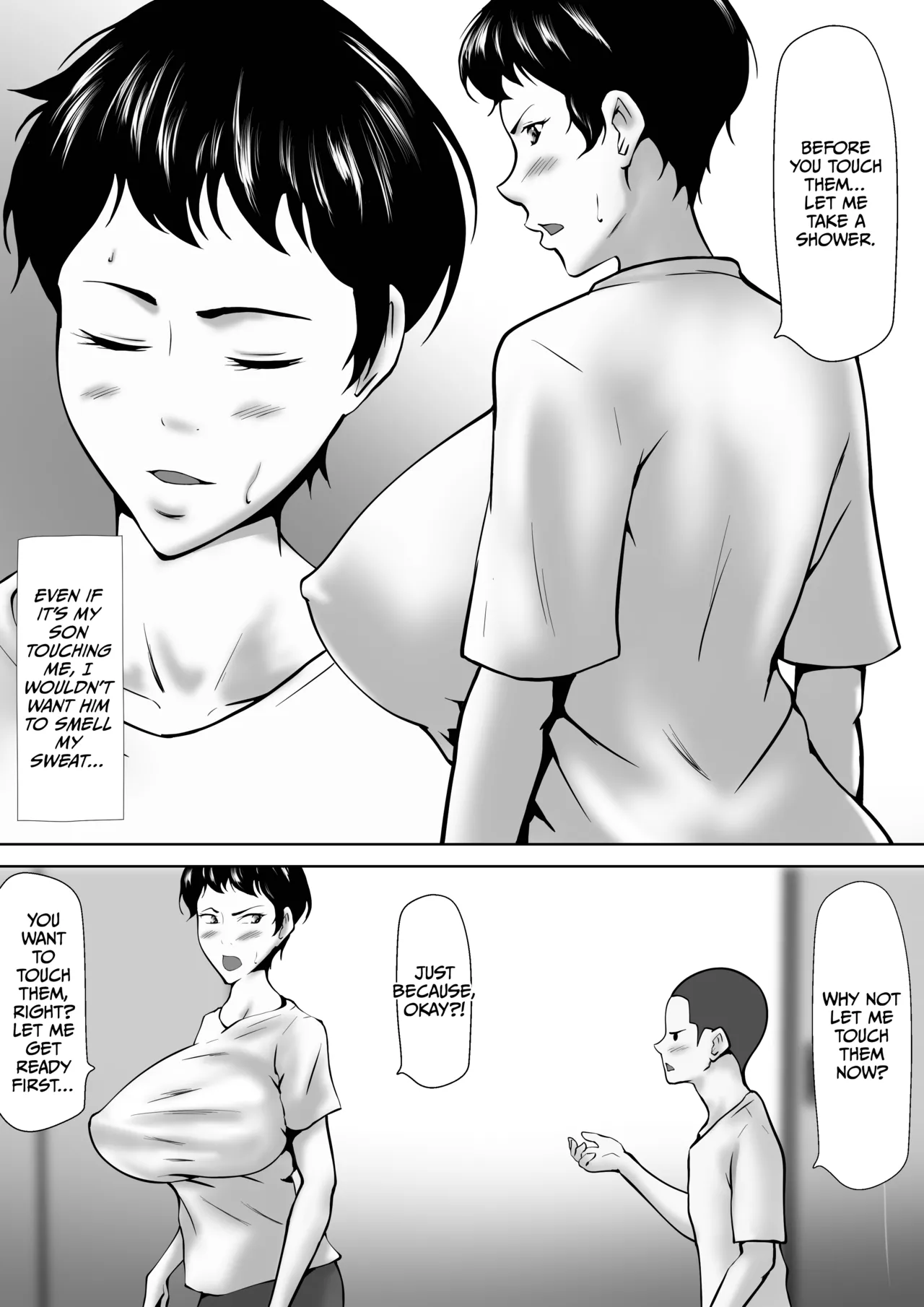 Otokomasari no Kaa-chan ga Musuko to no Sex de Onna ni Natta Hanashi page 8 full