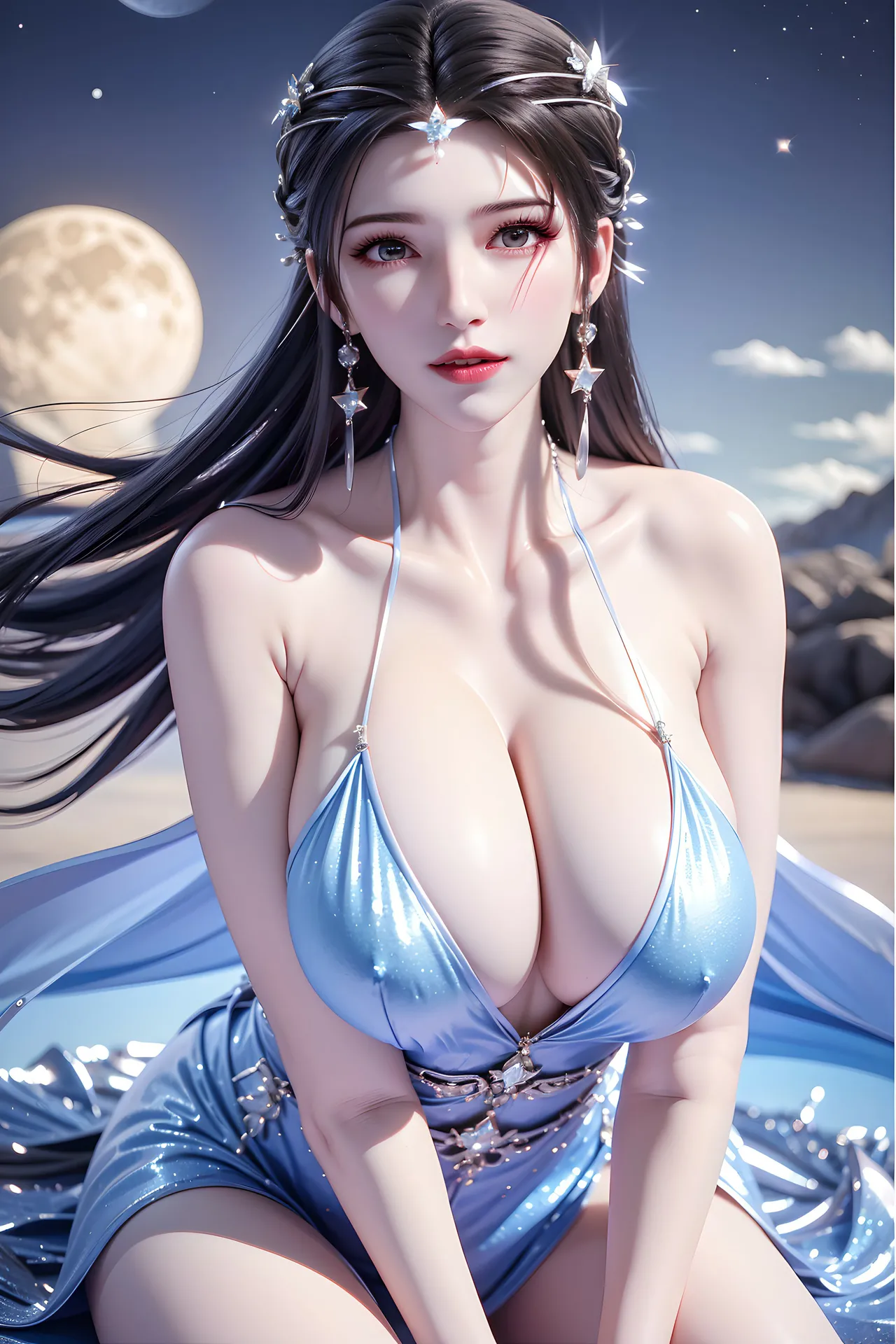 仙逆-李慕婉（性感蓝裙） page 5 full