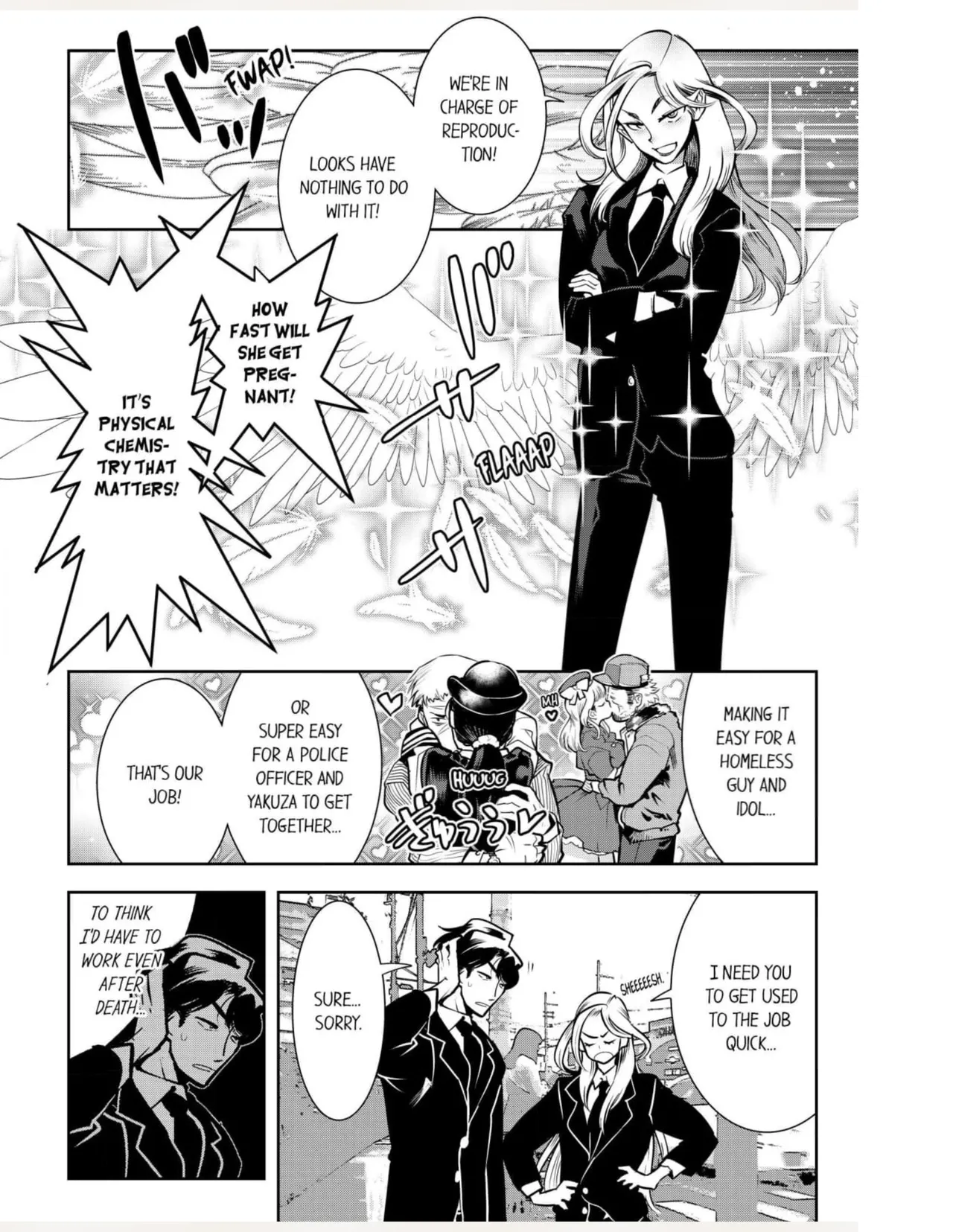 Tenshitachi wa Jinrui Hanshoku Tantou ni Narimashita 1 | Angels Matchmaking People for Human Reproduction 1 page 3 full