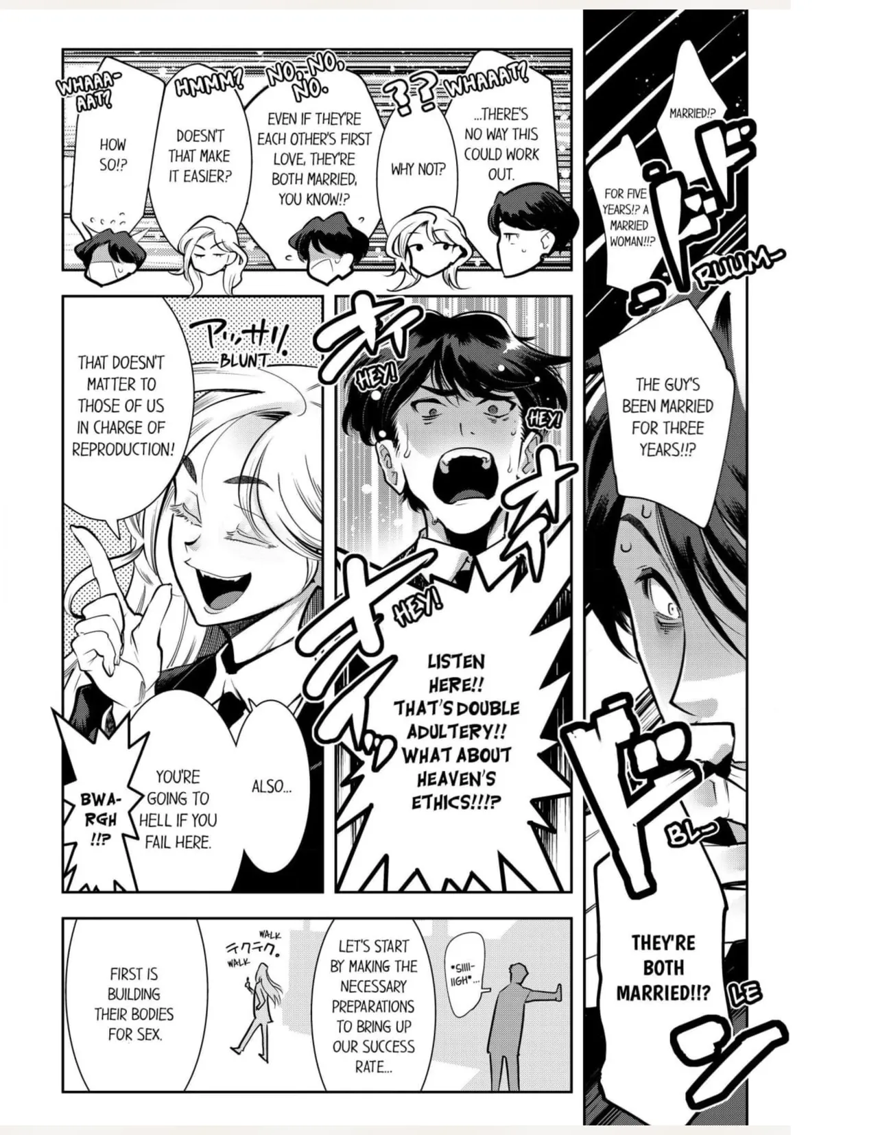 Tenshitachi wa Jinrui Hanshoku Tantou ni Narimashita 1 | Angels Matchmaking People for Human Reproduction 1 page 9 full