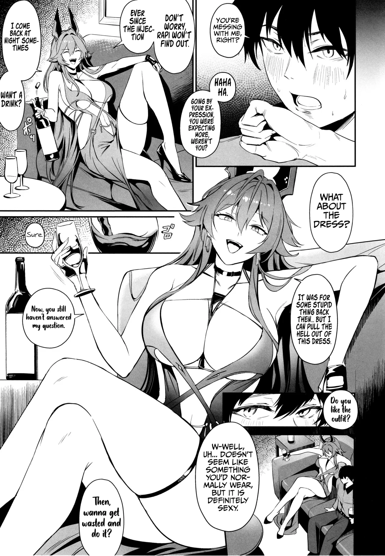 Red Hood to Mendan Suru  Meeting with Red Hood page 6 full