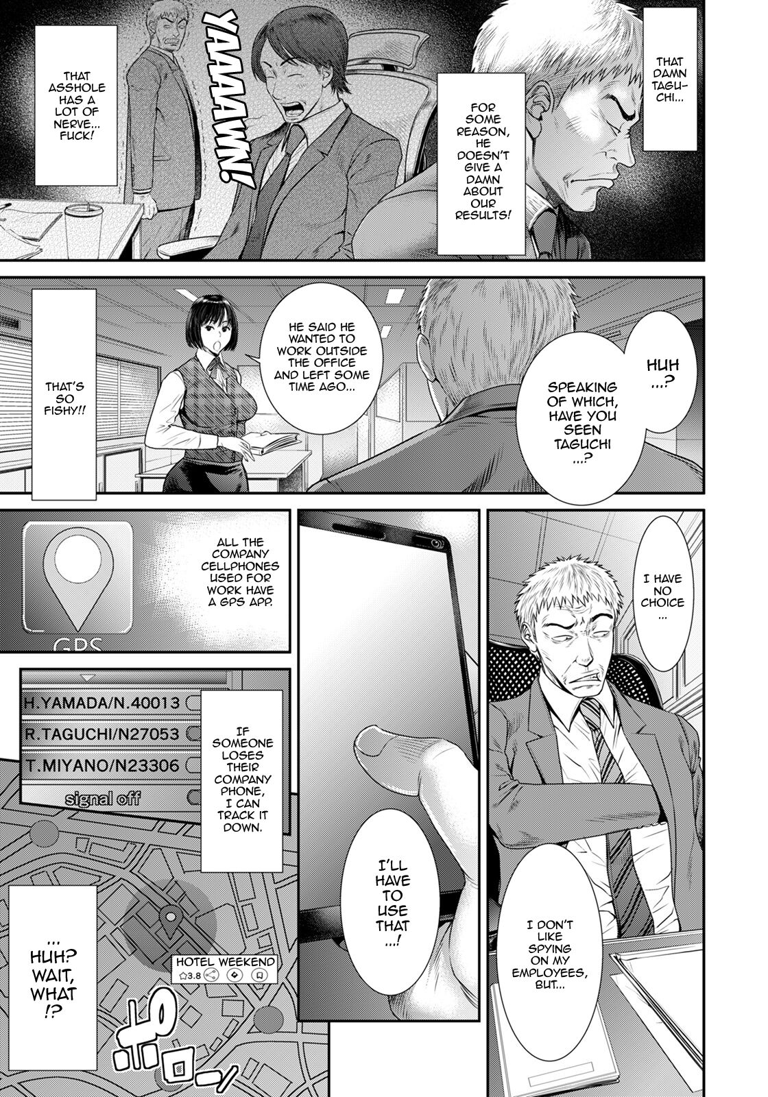 Eigyou Sanka Furinno Daioshou | The Wretched Flowers of Business ~The Price of Adultery~ page 3 full
