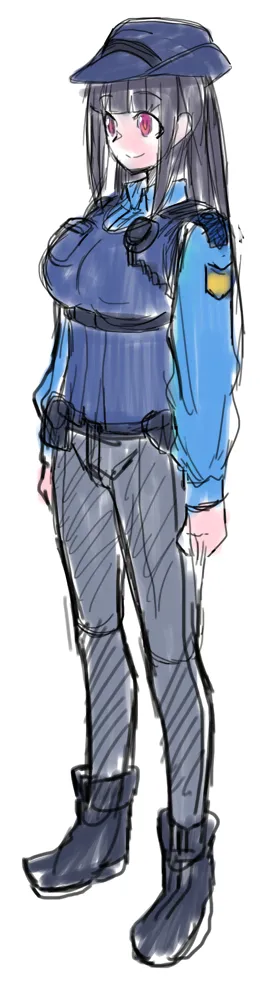 Ottorishita Chohatsu Kurokami no Onna Keisatsukan ga Sekusaroido ni Kaizosareru | A Gentle Long Black Haired Female Police Officer is Remodelled into a Sexaroid ch 1-3 page 9 full