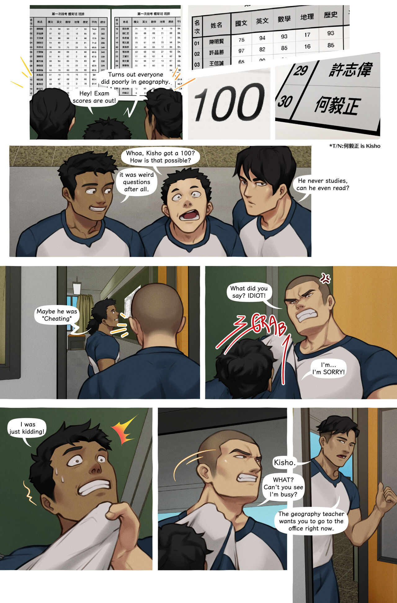 走後門 The Cheating boy page 1 full