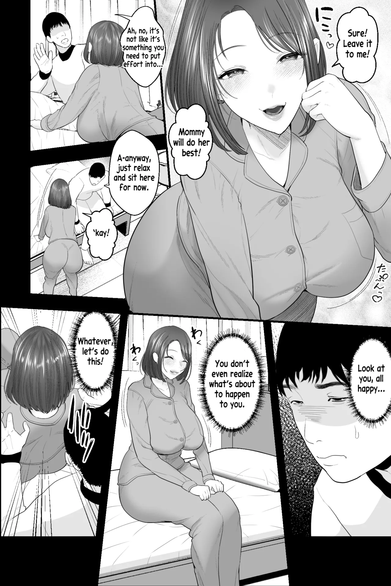 My Airheaded Mom Was Too Adorably Sexy, So I Had Hypnotized Onahole Sex with Her! page 7 full