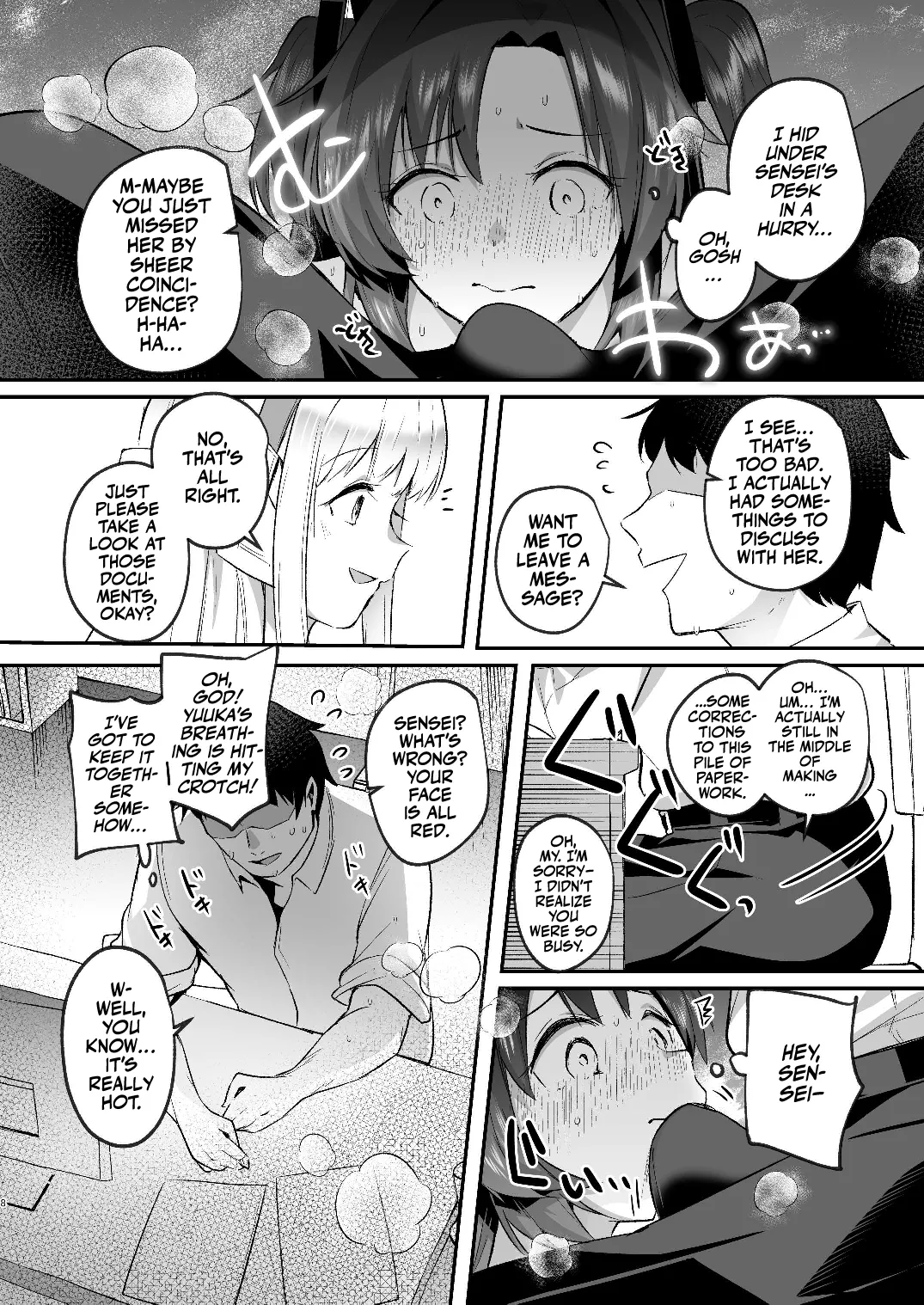 Yuuka to Midsummer no Asedaku Office SEX | A Midsummer's Steamy Sex Session page 8 full