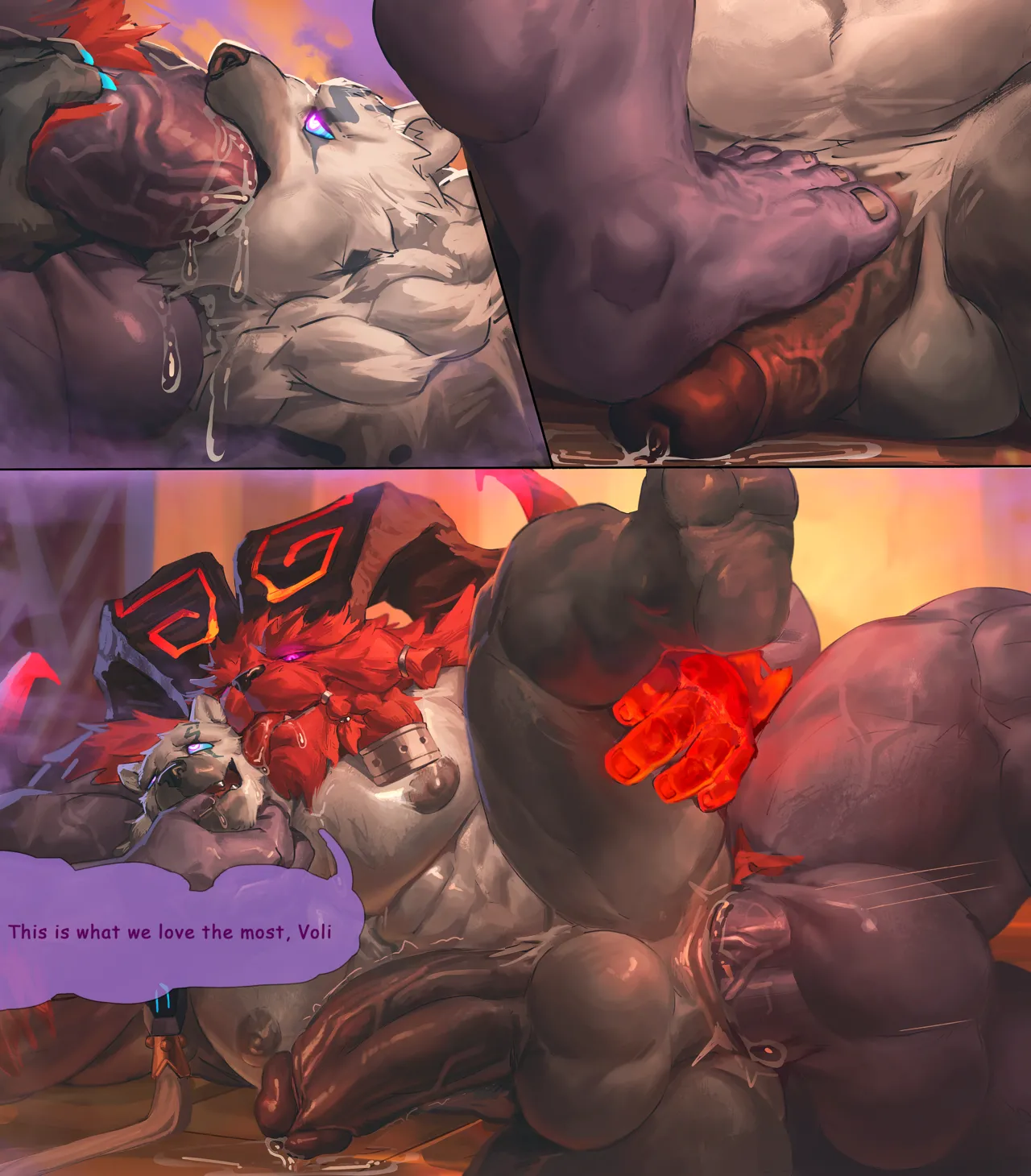 December 2024  reward Forging Desire comic + animations page 4 full