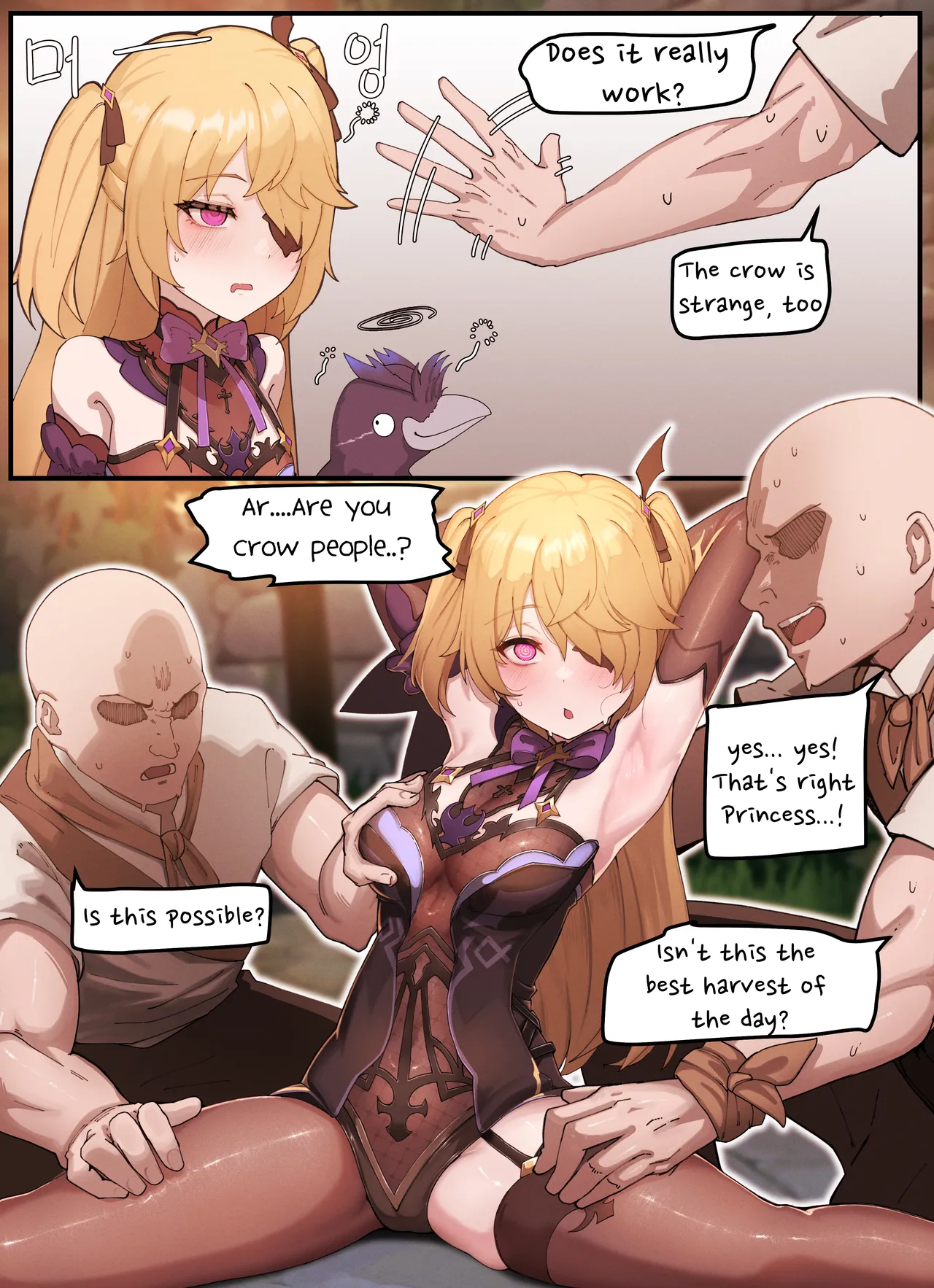 Teyvat Gravure #05꞉ Fischl page 3 full