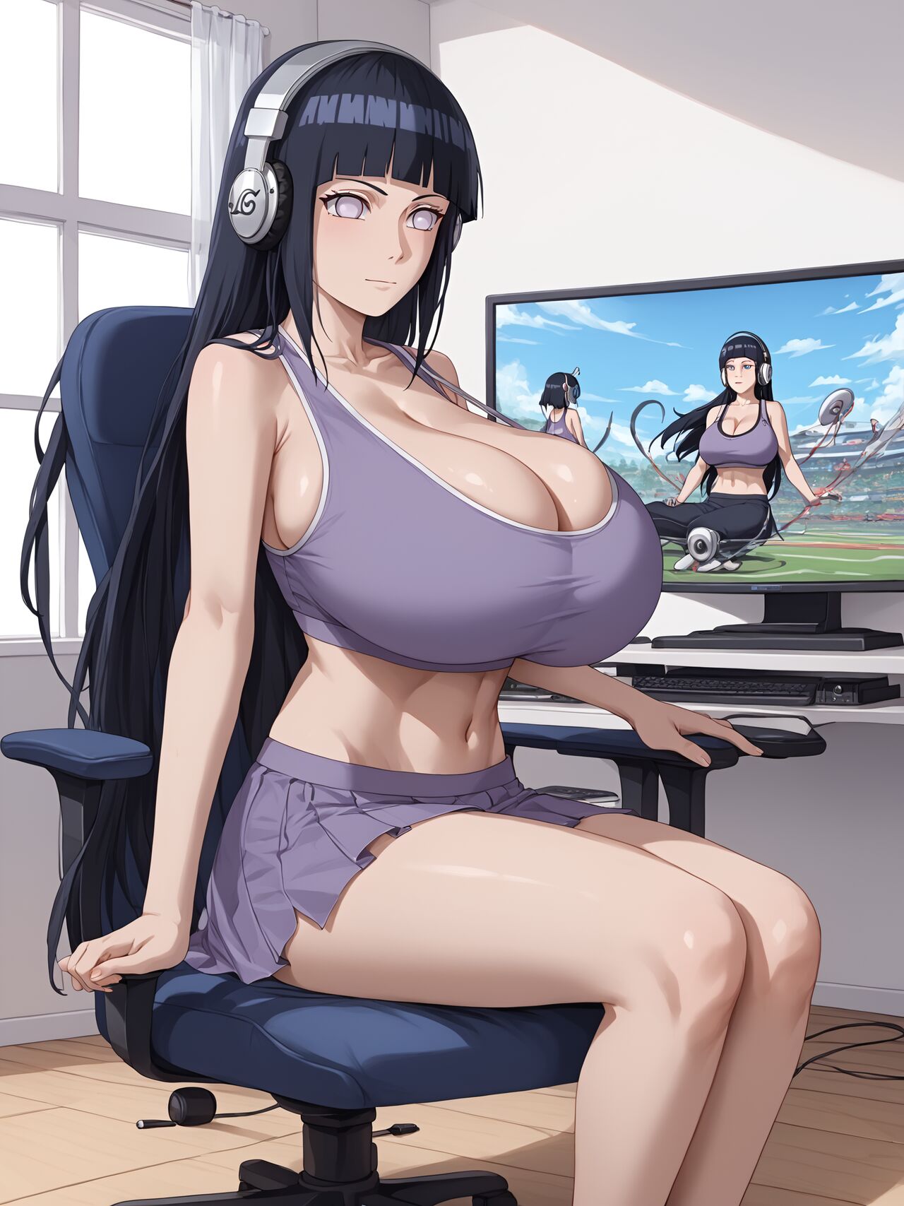 [AI generated] Hinata Hyuga renders #4 Hentai - Raw  115