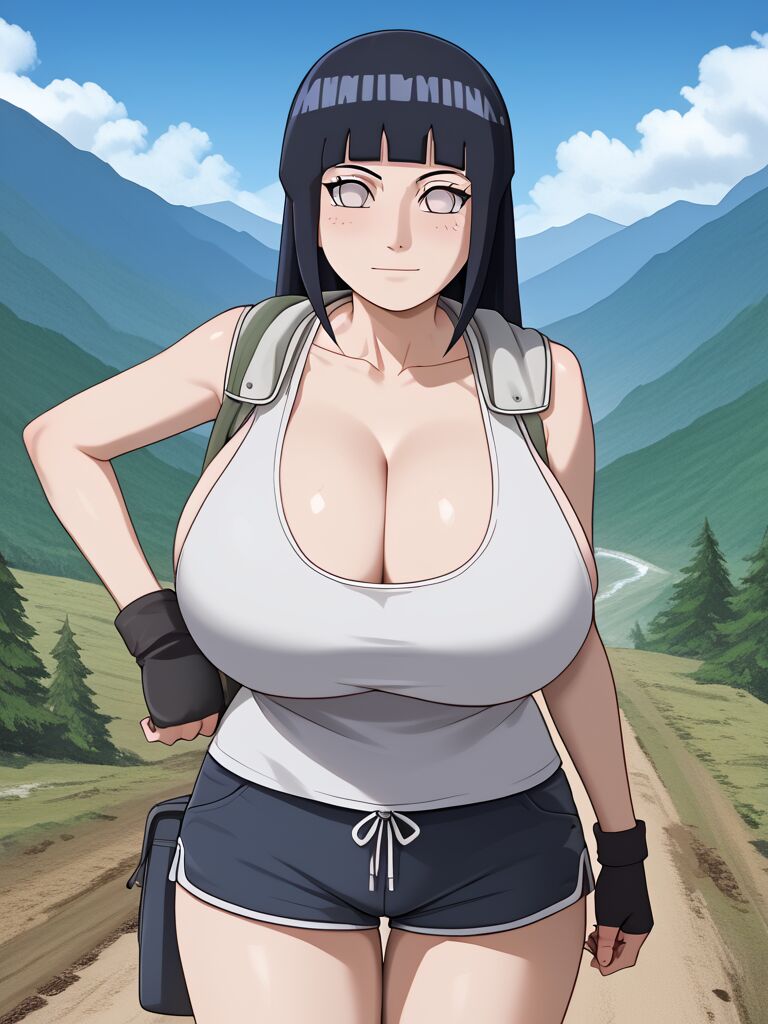 [AI generated] Hinata Hyuga renders #4 Hentai - Raw  90