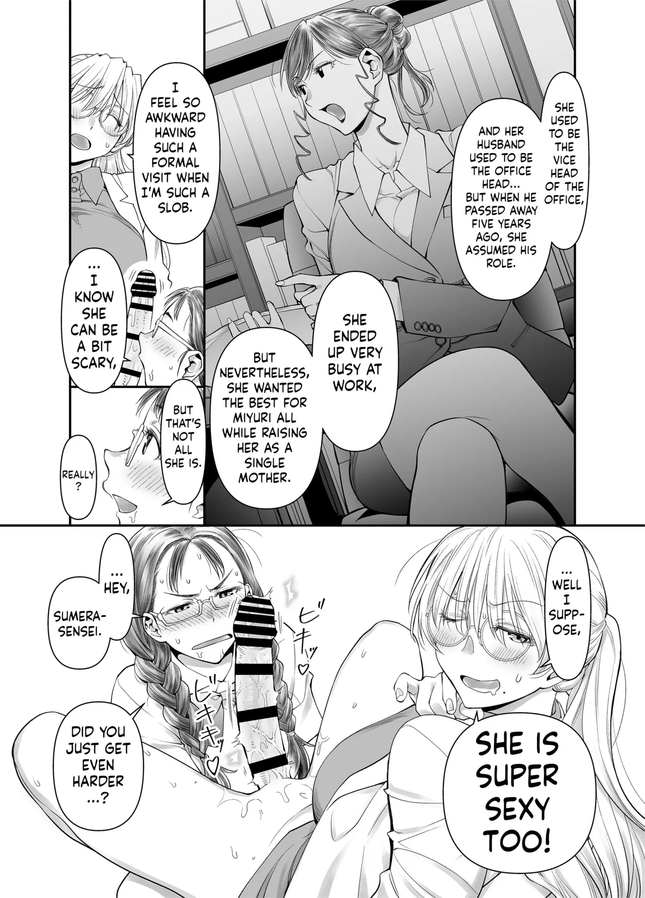 Zenbu, Sensei no Sei. 2 Zenpen Futanari Jokyoushi ga Yokkyuu Fuman na Hogosha o Sukkiri Saseru Hanashi. page 3 full