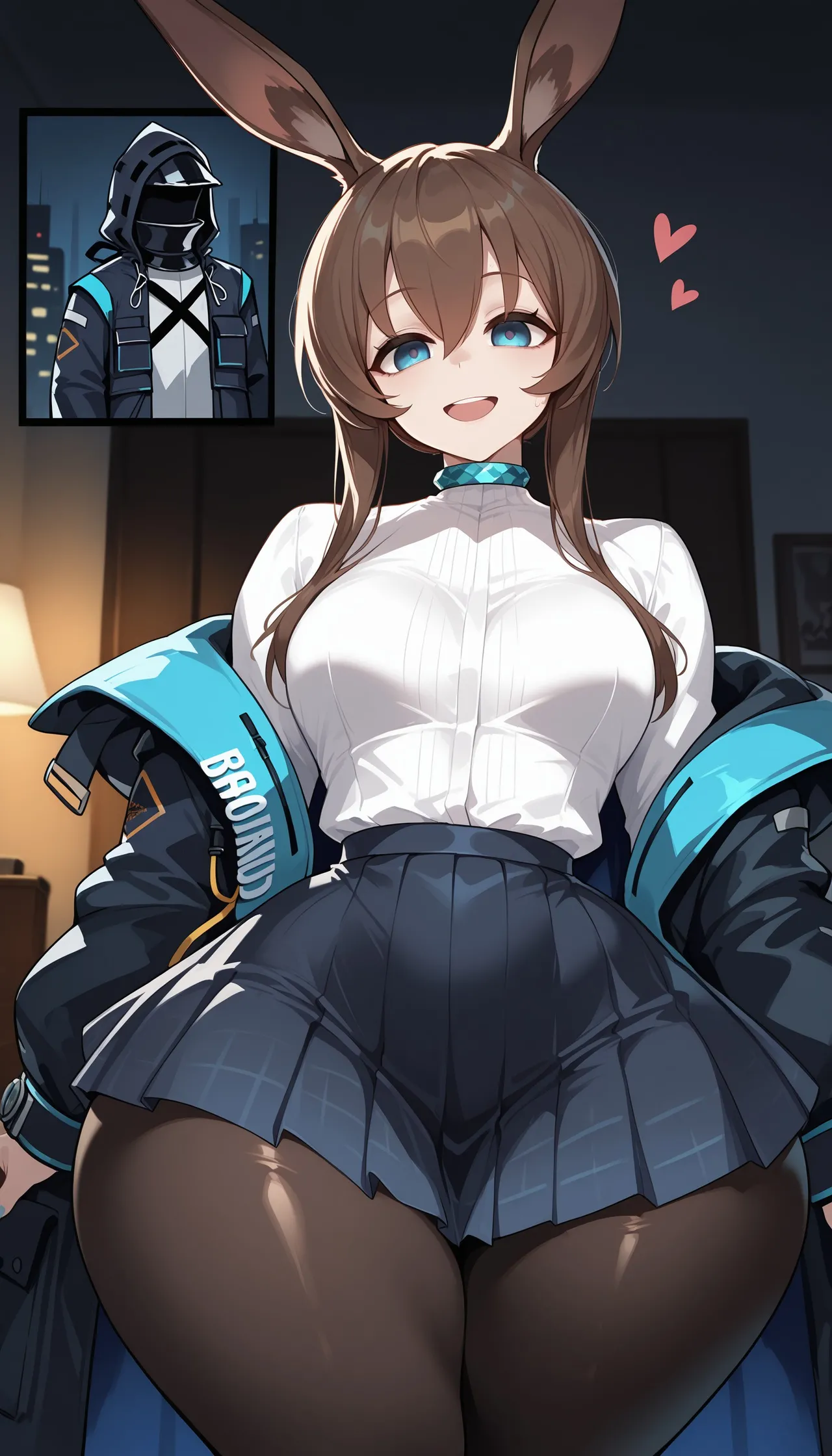 Arknight BBC Amiya and Absinthe rahmat ai generated page 1 full