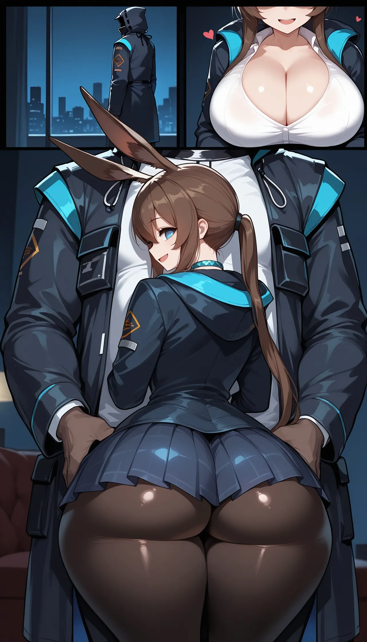 Arknight BBC Amiya and Absinthe rahmat ai generated page 10 full