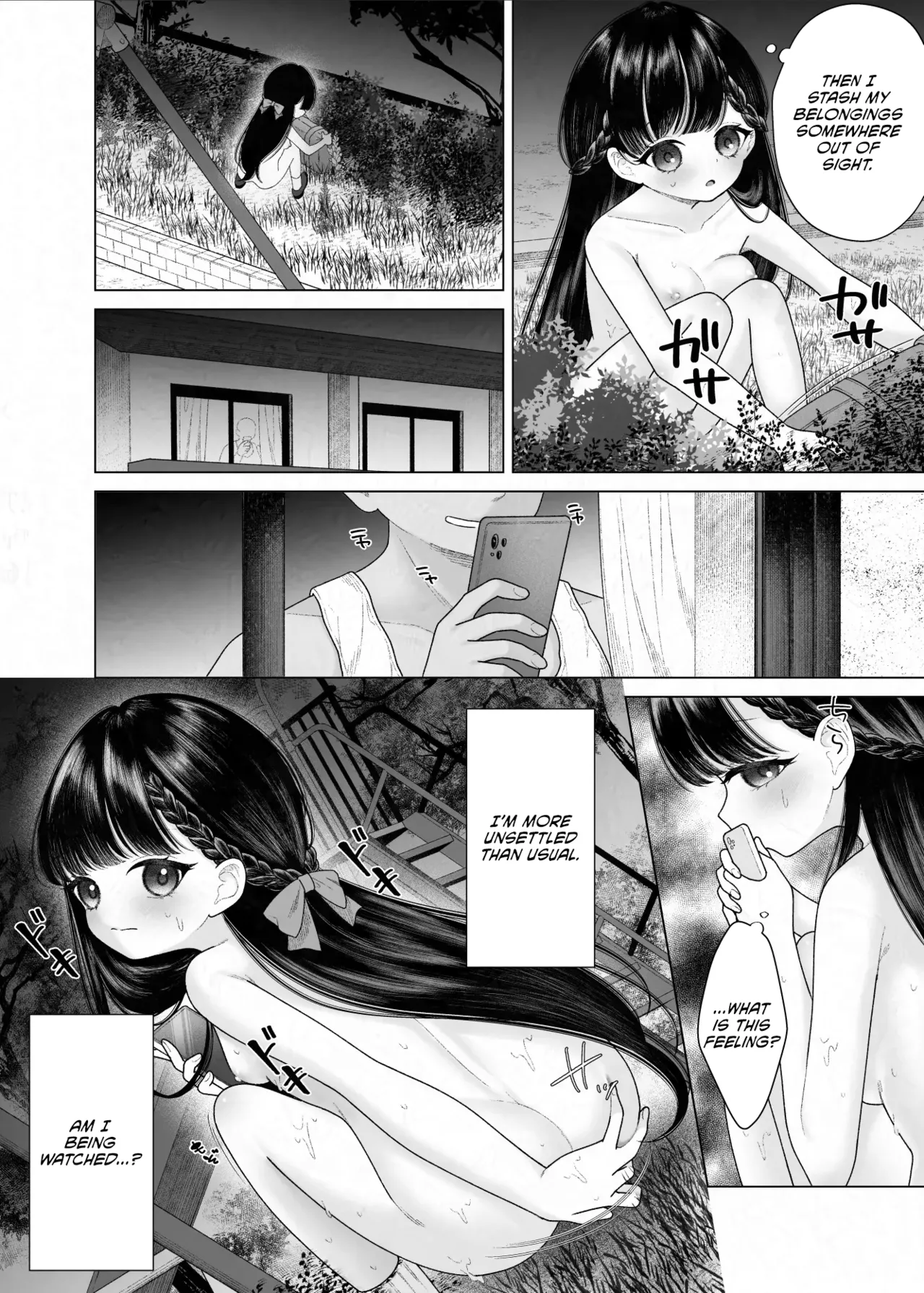 Kurokami Bishoujo ga Zenra de Shinya Haikai suru dake no Manga page 2 full