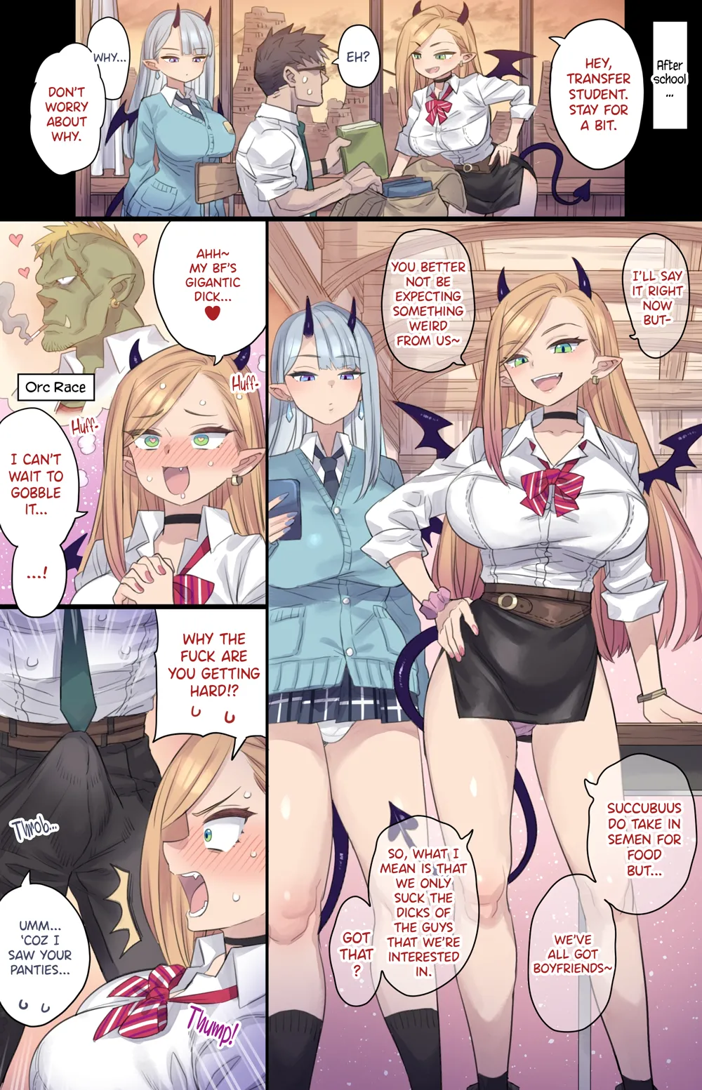 Dekachin Sokuochi Gal Succubus | Gyaru Succubus Instantly Falls For a Giant Dick page 3 full