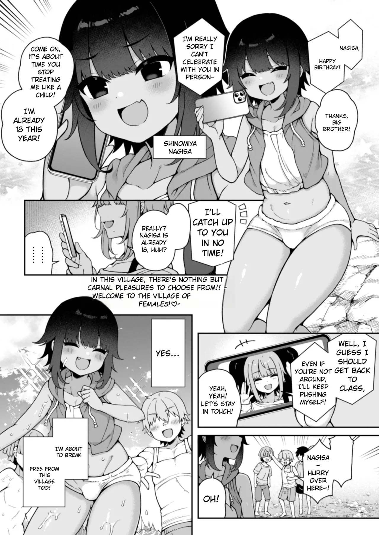 Mesu Ochi Mura e Youkoso ~Seishori Gakari ni Erabareta Otokonoko-tachi~ | Welcome to the vilage of Fallen Females ~Boys chosen to be in charge of sexual relief~ page 3 full