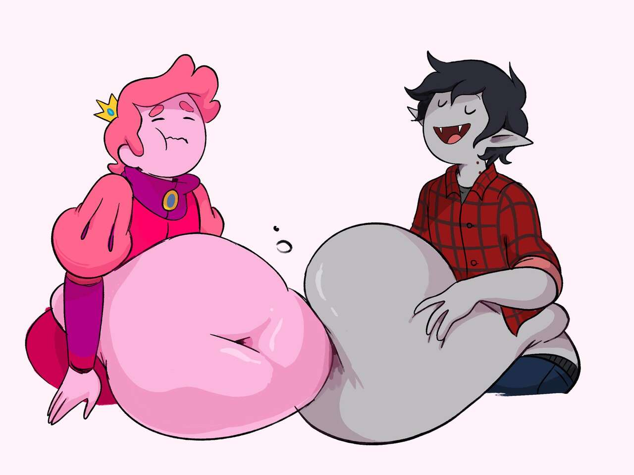 Marshall Lee and Prince Gumball Weight Gain page 8 full