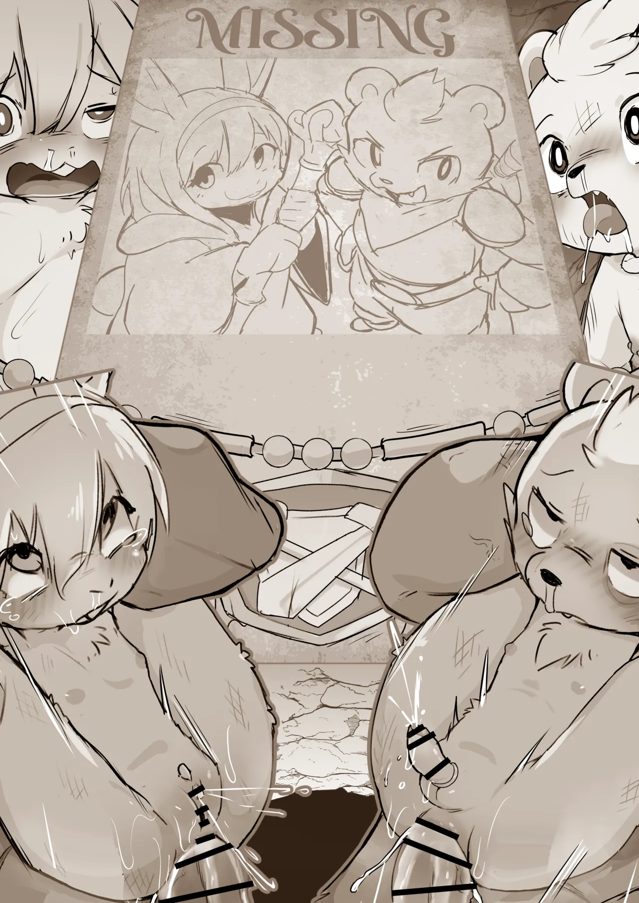 Manmosu Marimo - The Battle Academy's Top Pupil Duo Quest in The Horde Cave page 8 full