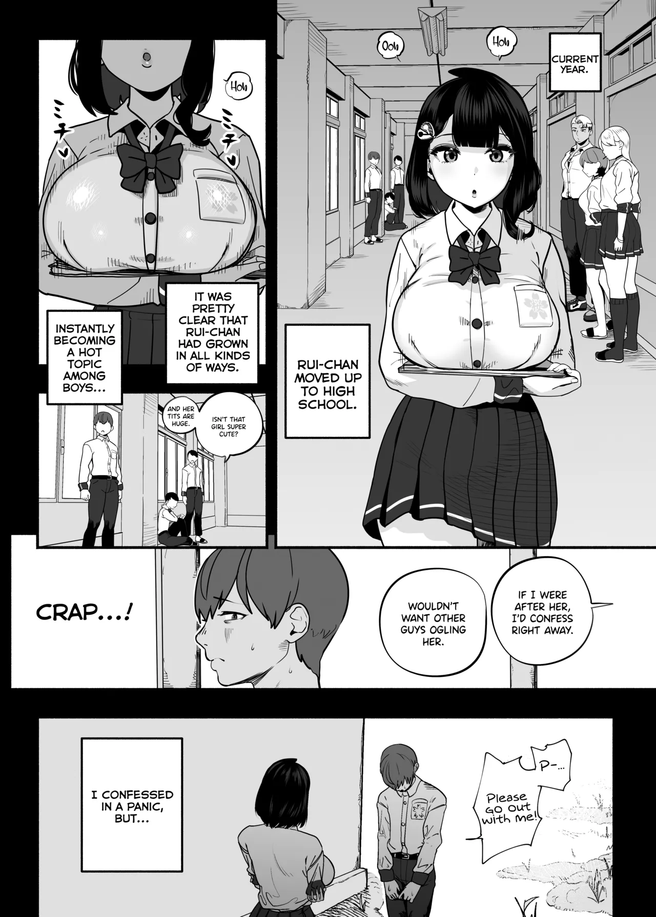 Gachikoi Fuuzoku 2.5 -Papa-katsu Joshi ni Jakusha Dansei Chinpo o Ijimerareru Hanashi- | Falling in Love at the Brothel 2.5 page 9 full