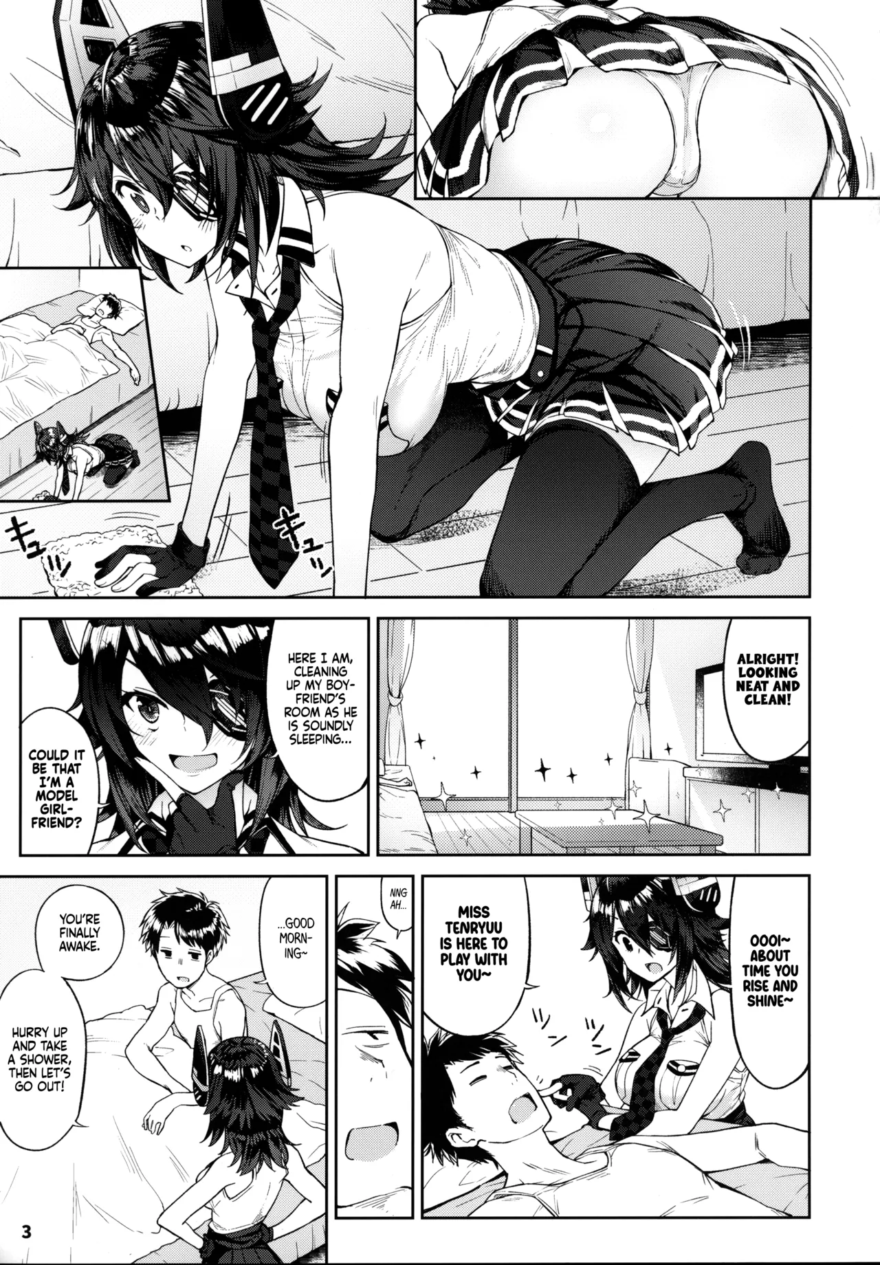 Kawaii Tenryuu-chan wa Boku no Iinari❤︎ page 3 full