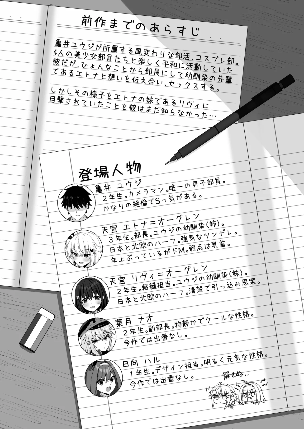 Cosplay-bu Ura Katsudou Nisshi - Cosplay CLUB Secret Activity diary2 page 3 full