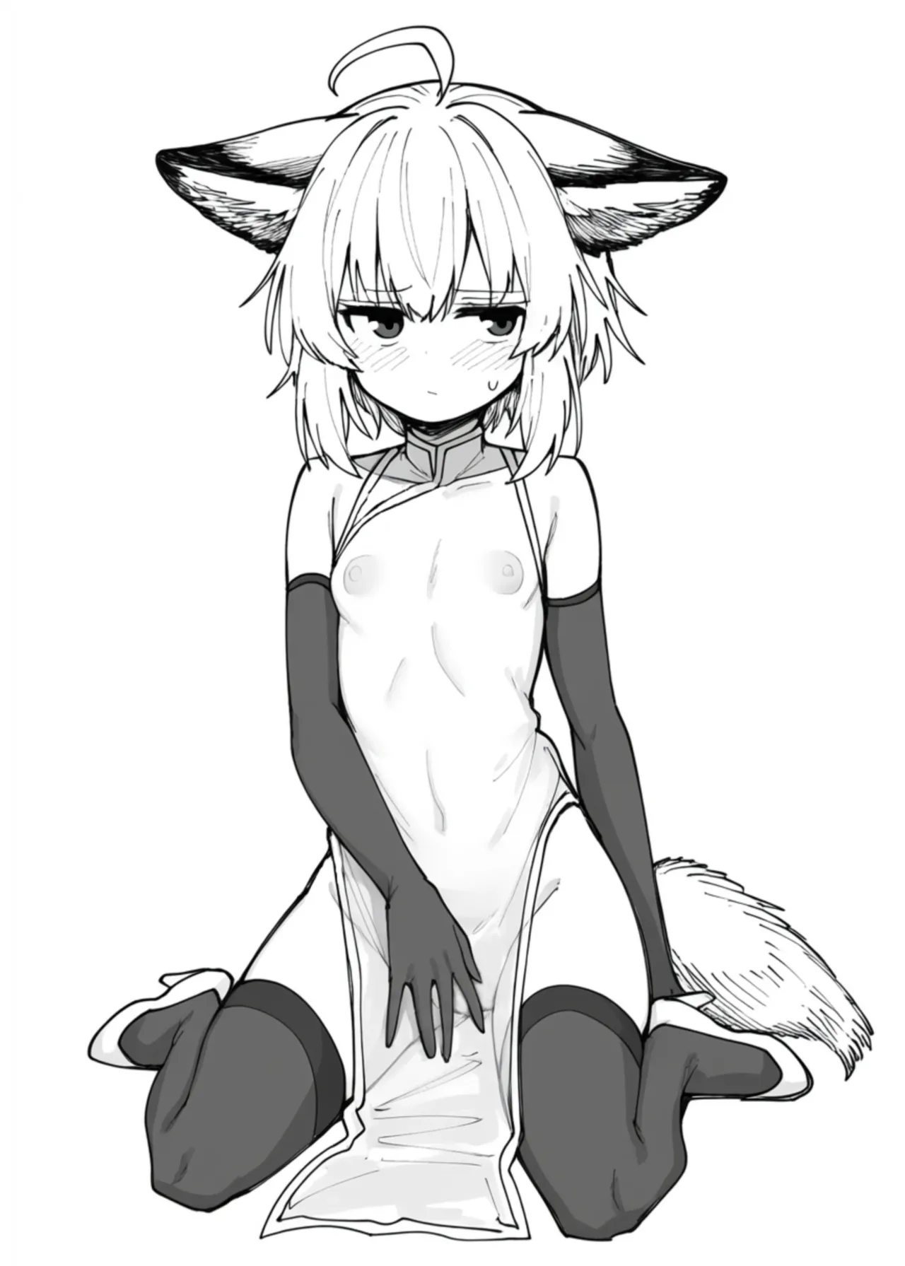 Arknights See-Through China Dress Club Hitori Goudou page 5 full