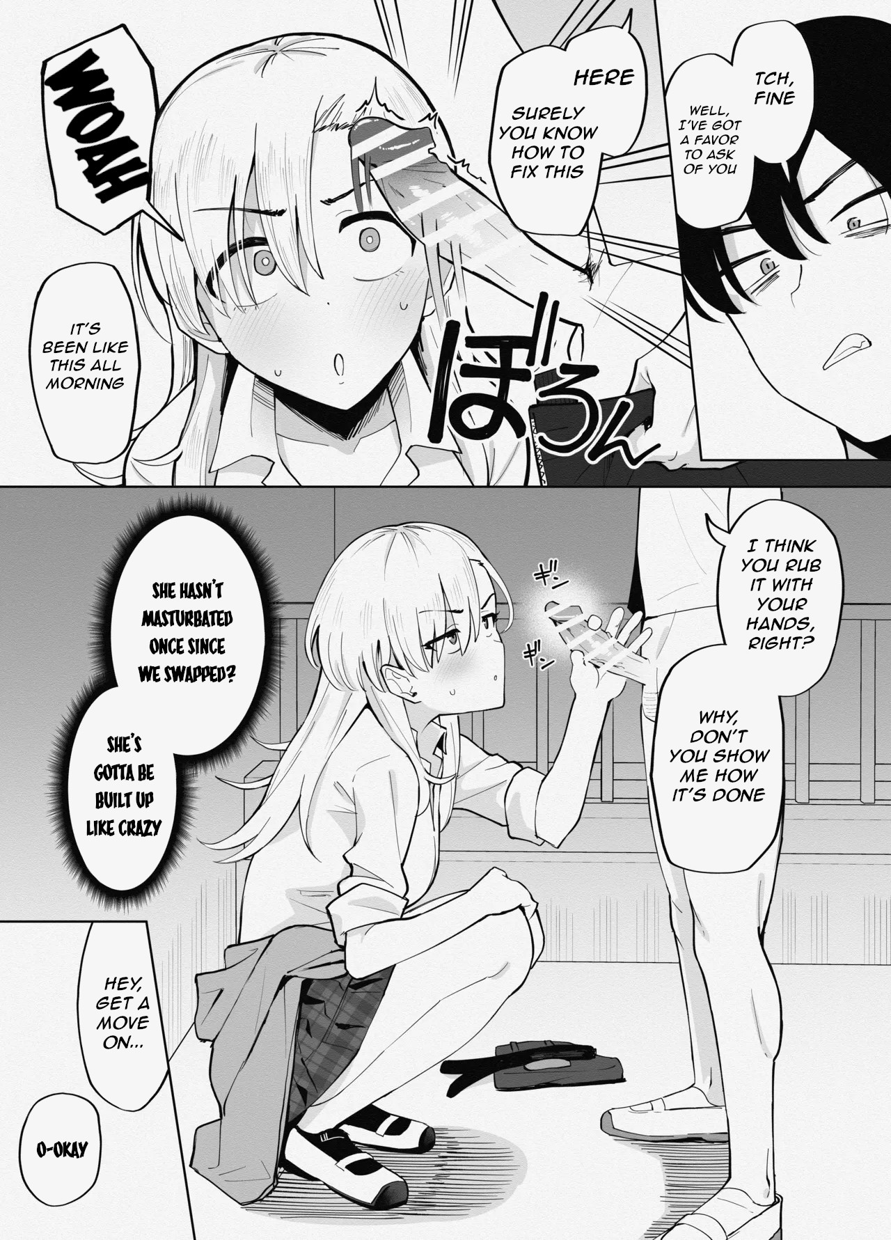 A Story About a Man who Swaps Bodies with a Yankee girl and ends up Having to Satisfy his Old Penis page 2 full