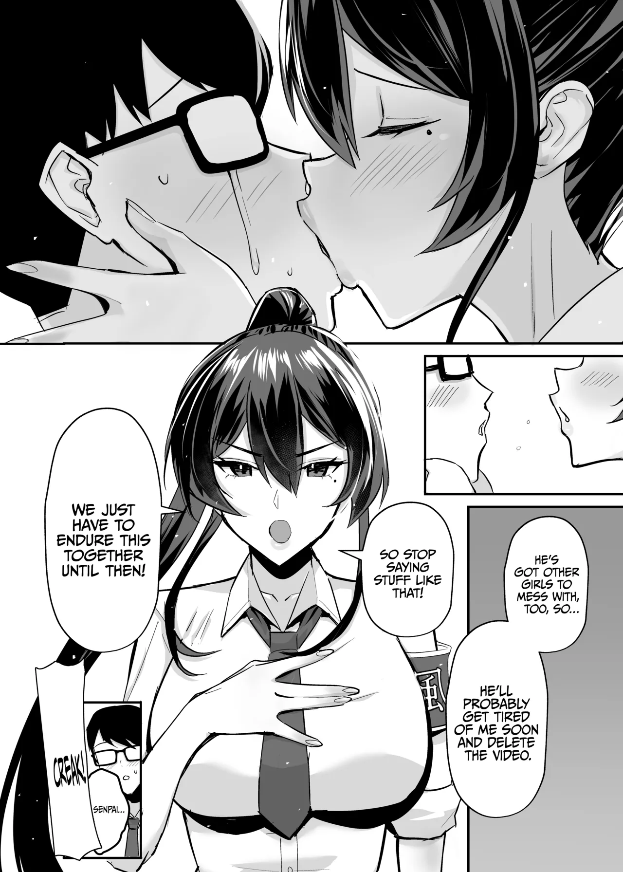 Kuppuku 2 ~Fuuki Iinchou wa Odosarete Netorarete...~ | Submission 2 ~the President of the Public Morals Committee is Blackmailed and Forced to Cheat...~ page 5 full
