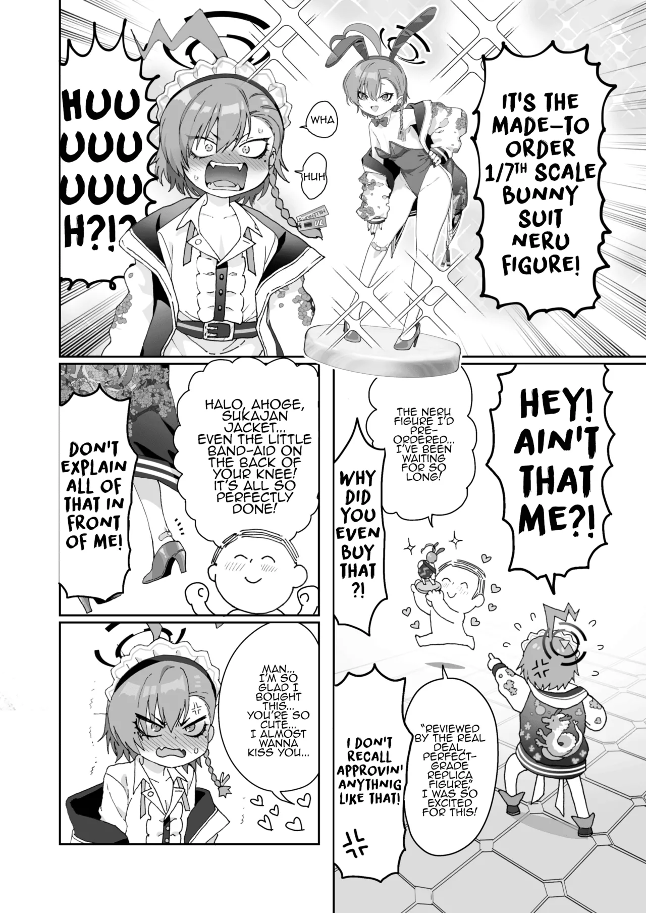 Neru No Figyua Kattara Neru Ni Barete Buchibuchi Oshioki Bunny Ecchi Shichau Hon | Neru Got Mad I Bought her Figure, So She Punished Me with Bunny Sex page 4 full