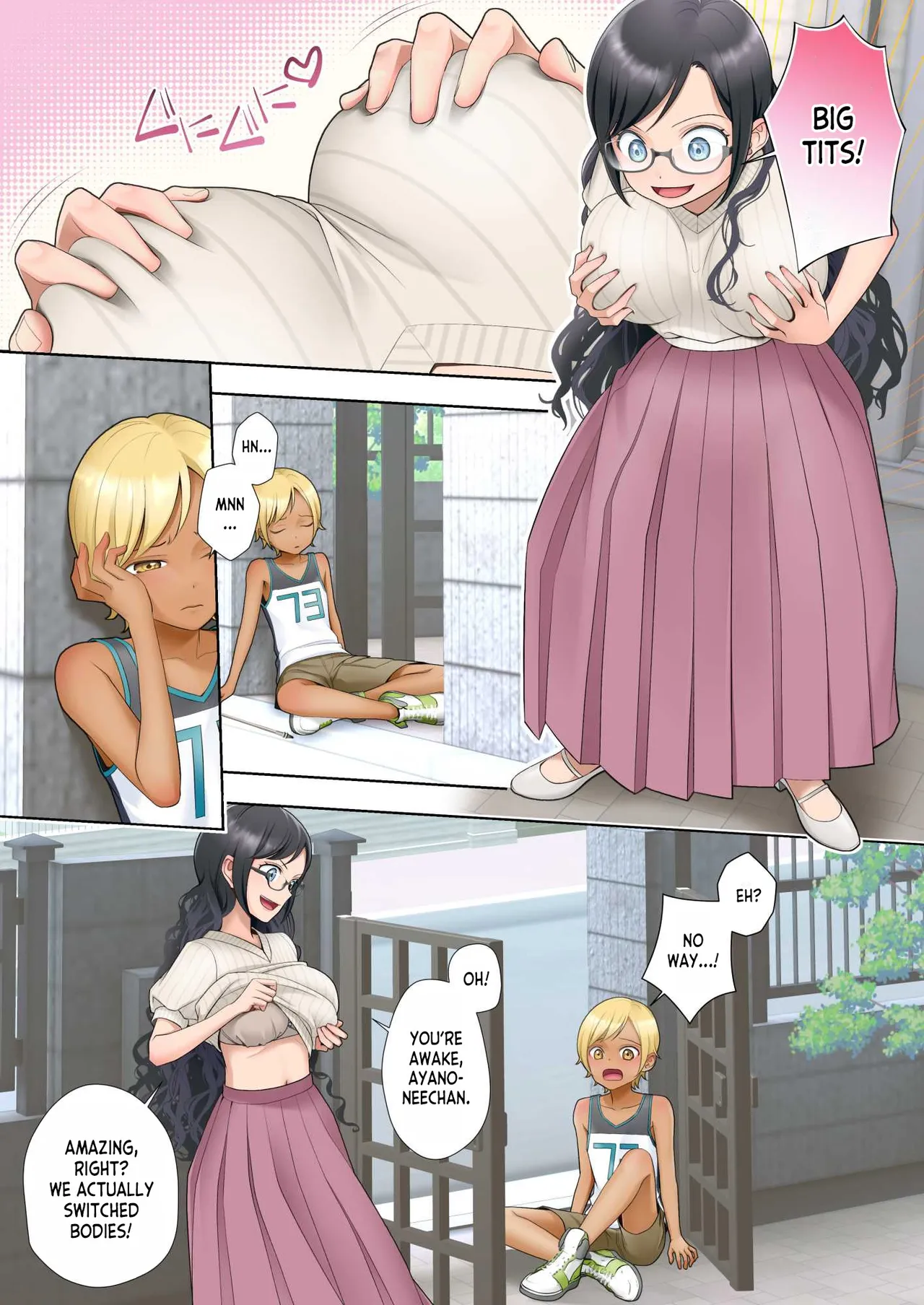 Watashi swap Ore ~Kinjo no Sukebe na Itazurakko to Karada o Irekaerareta Watashi~ page 6 full