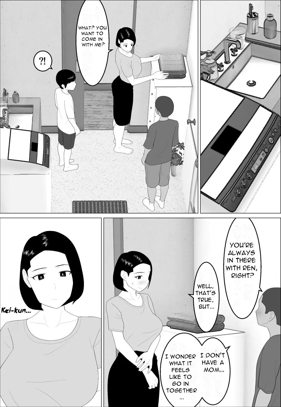 Masegaki Oikko ni Okasareru Mama - Mom Raped by Precocious Nephew page 9 full