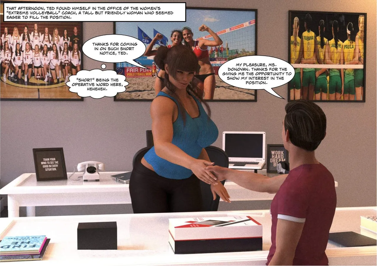 Ted and the Giant Volleybabes page 3 full