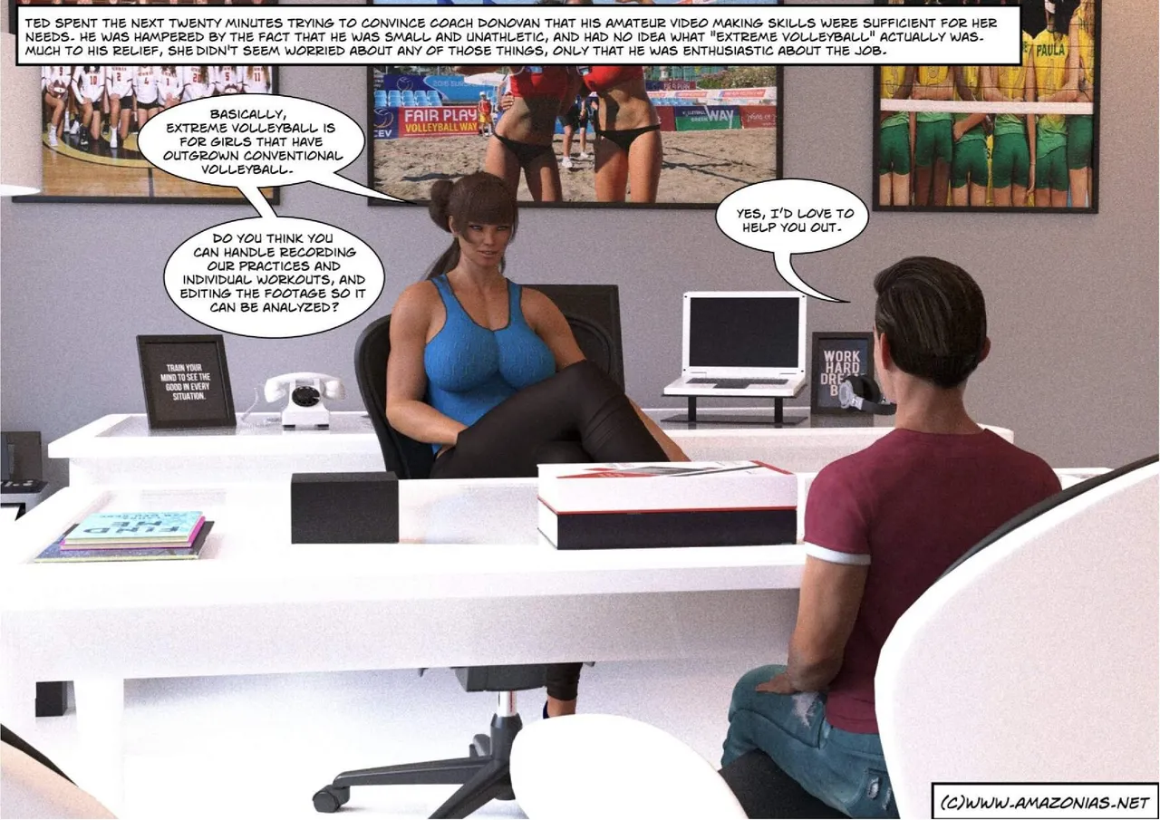 Ted and the Giant Volleybabes page 4 full