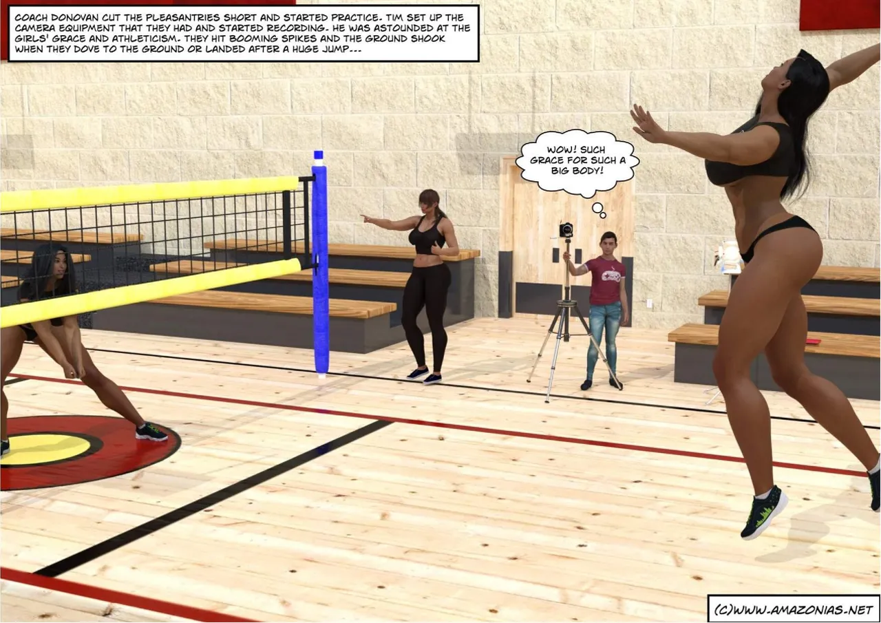 Ted and the Giant Volleybabes page 9 full