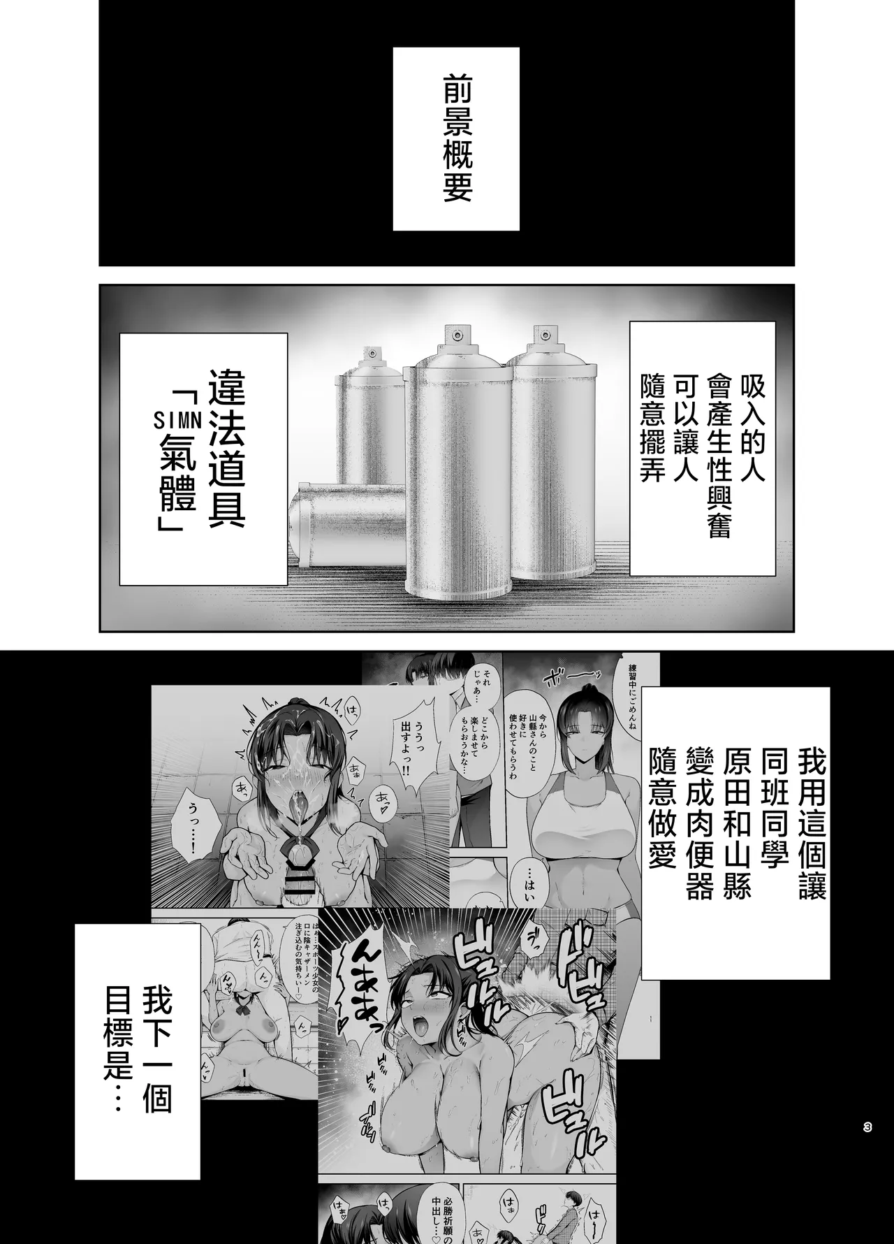 Fukujuu Kyoushitsu 3 Sennou Gas de Classmate ni Yaritai Houdai page 2 full