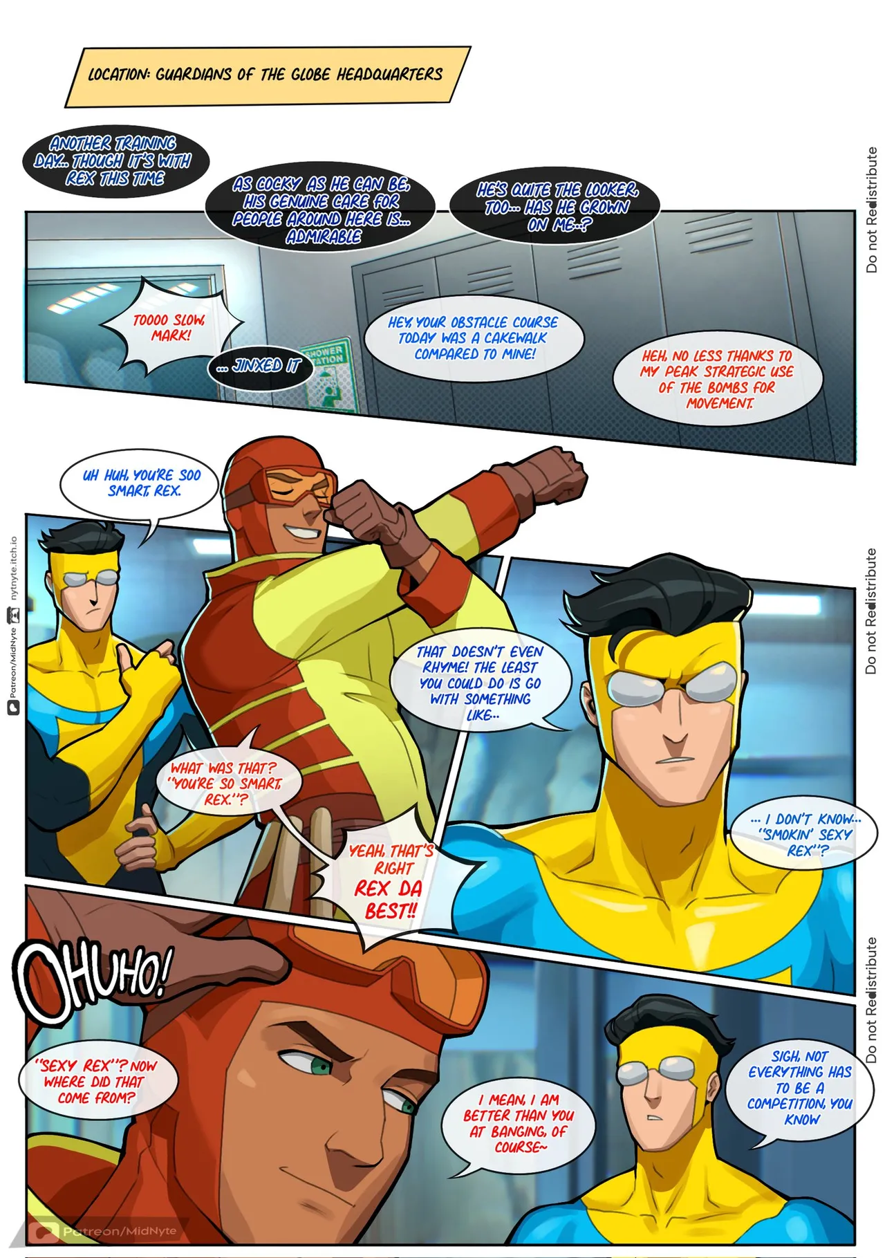 MIDNYTE INVINCIBLE COMIC | REX SPLODE×MARK page 3 full